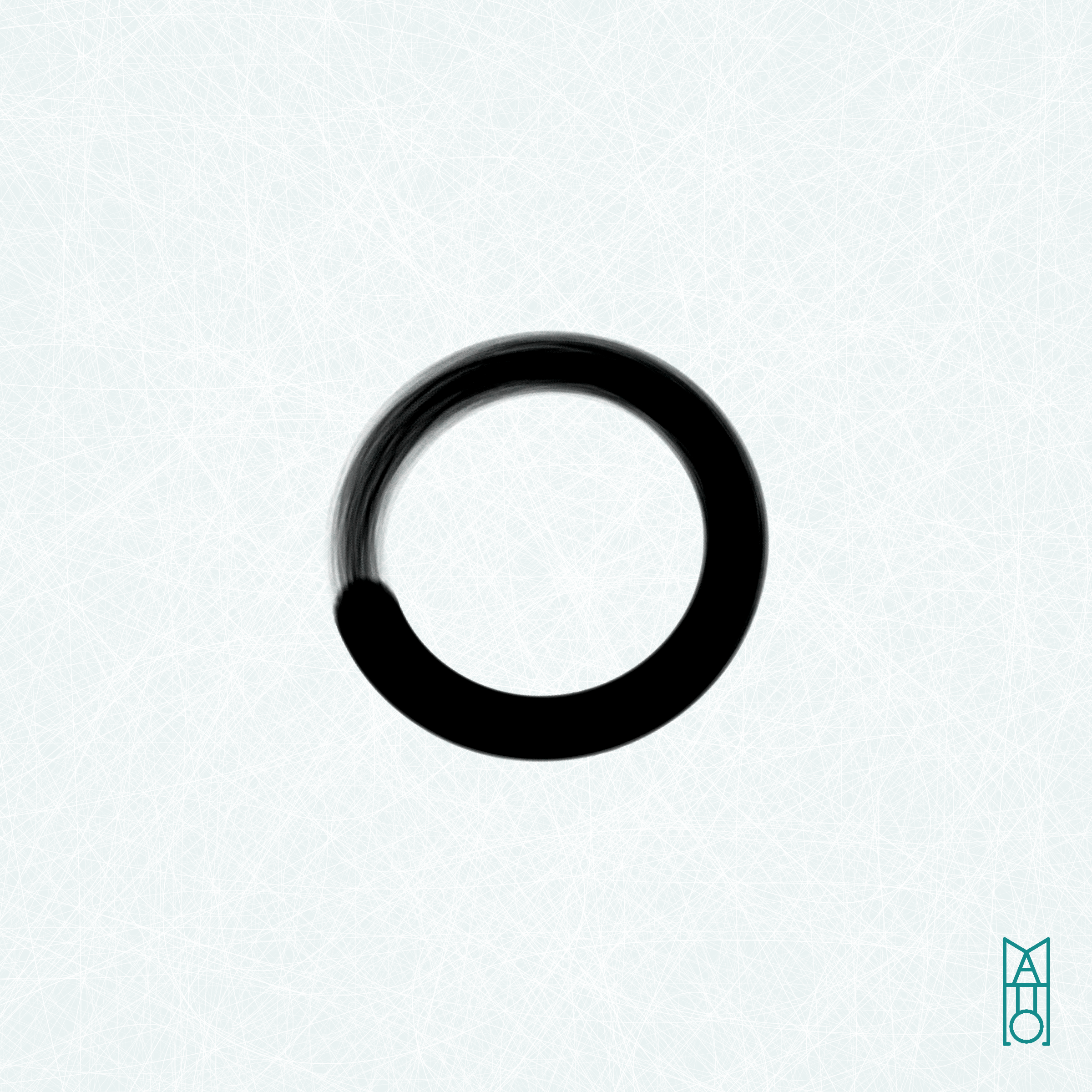 Art Blocks - Art Blocks v2 - Ensō #488 - NFT # 34000488