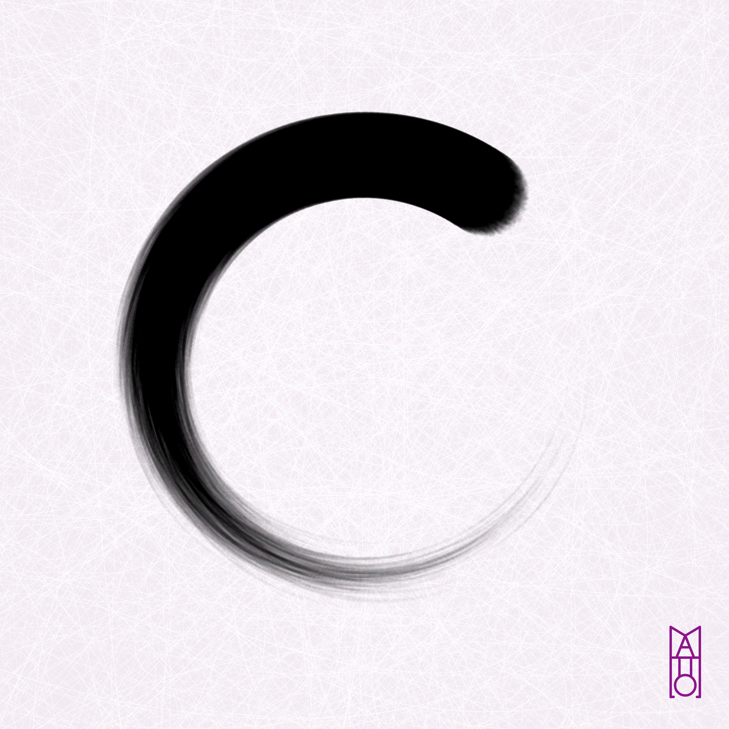 Art Blocks - Art Blocks v2 - Ensō #493 - NFT # 34000493