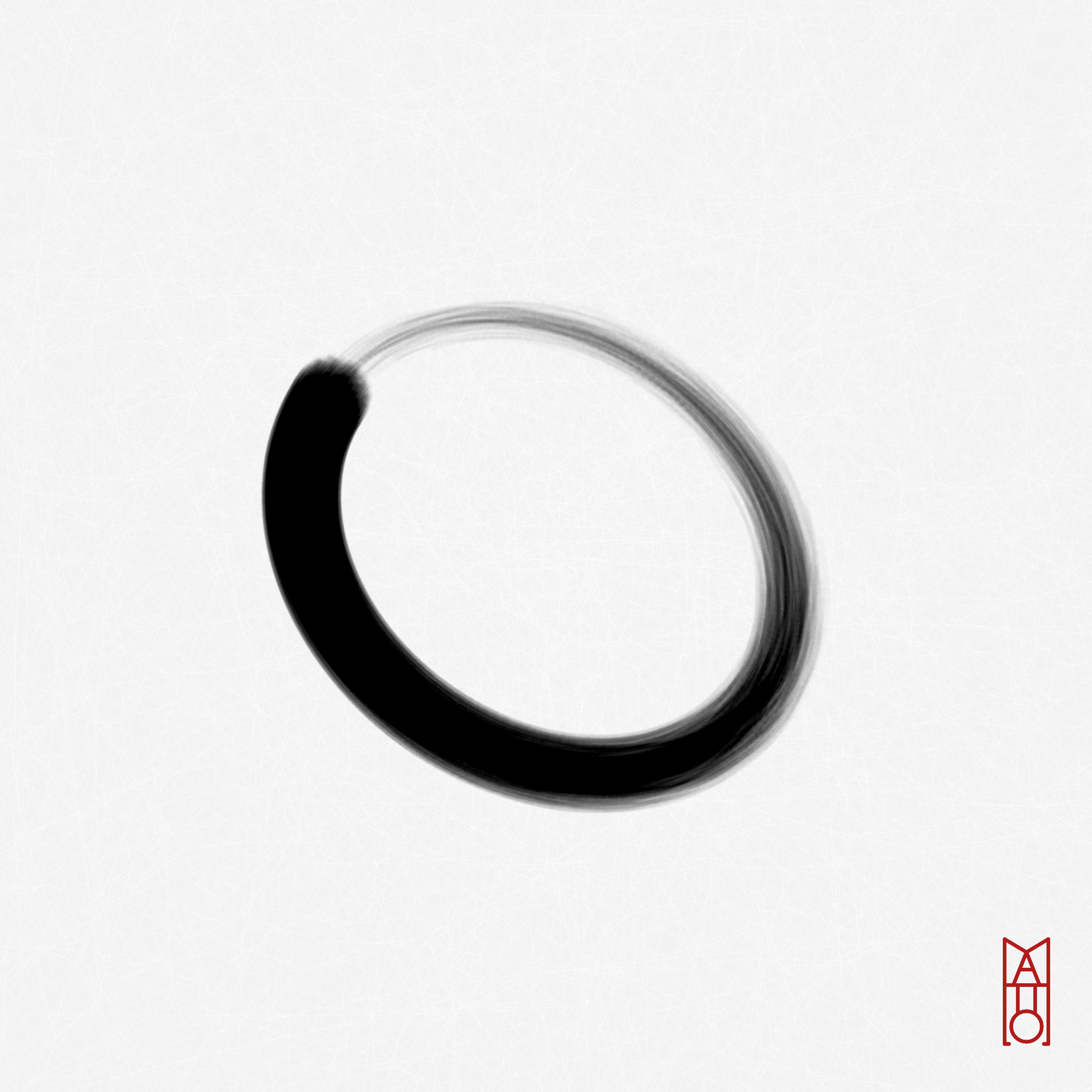 Art Blocks - Art Blocks v2 - Ensō #495 - NFT # 34000495