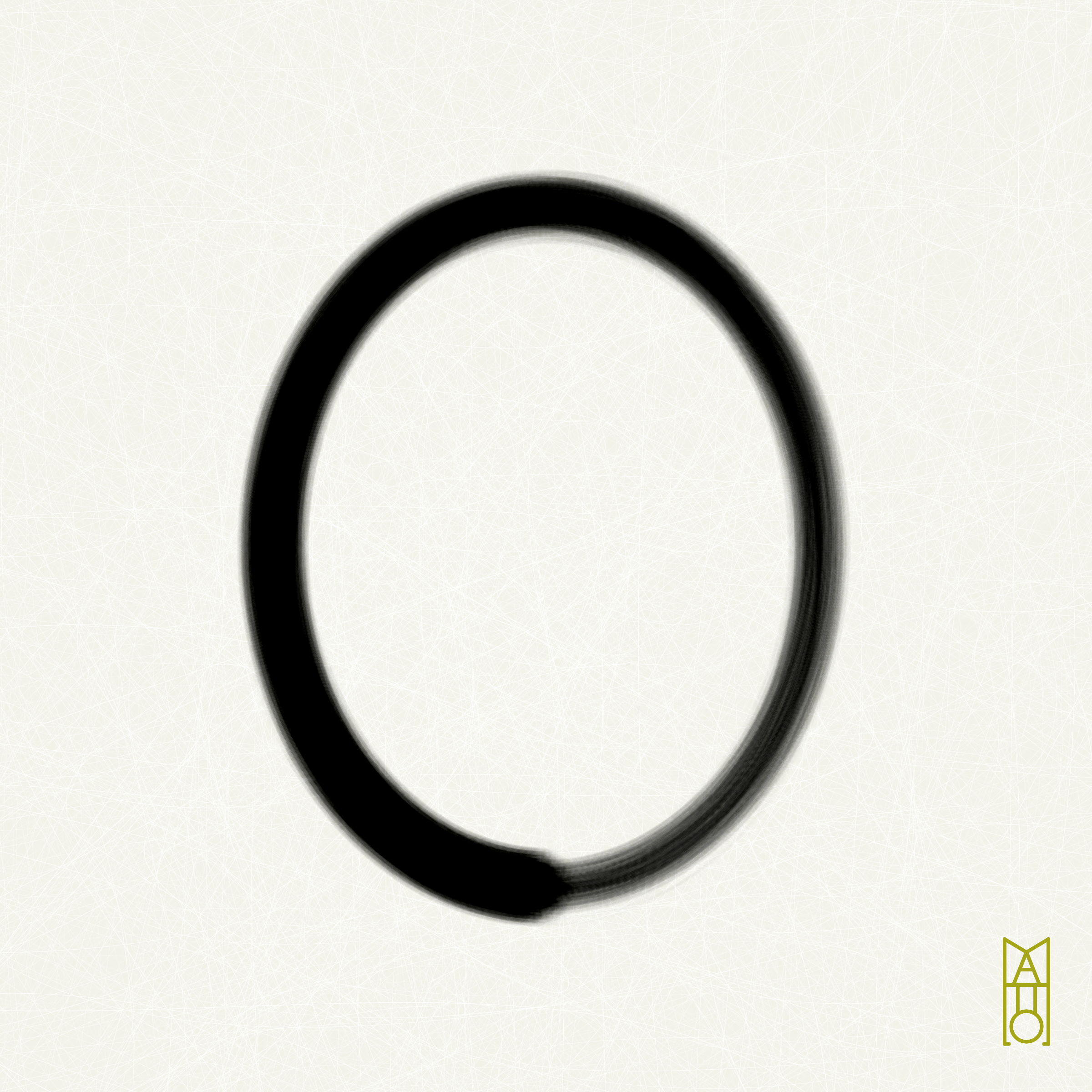 Art Blocks - Art Blocks v2 - Ensō #496 - NFT # 34000496