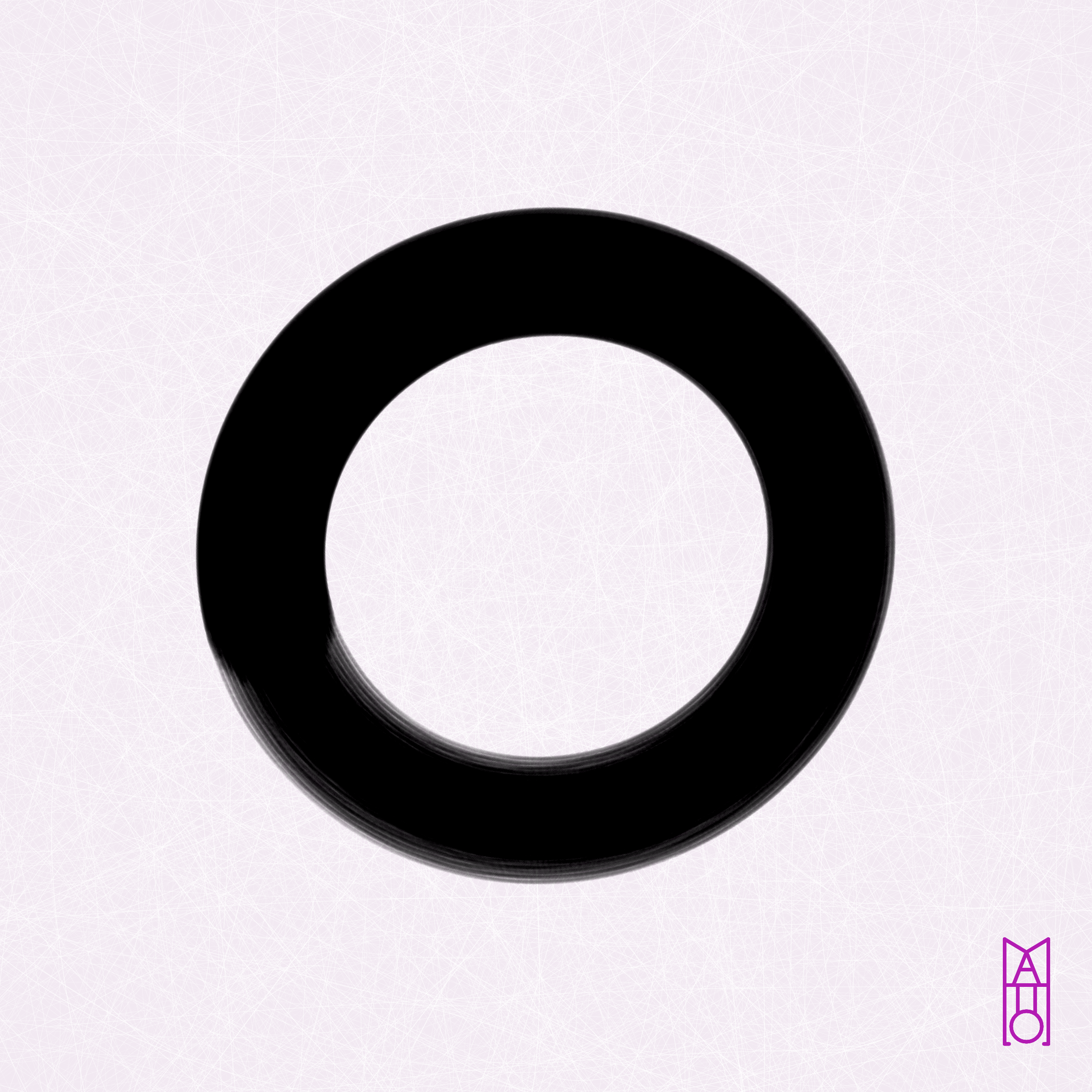 Art Blocks - Art Blocks v2 - Ensō #497 - NFT # 34000497