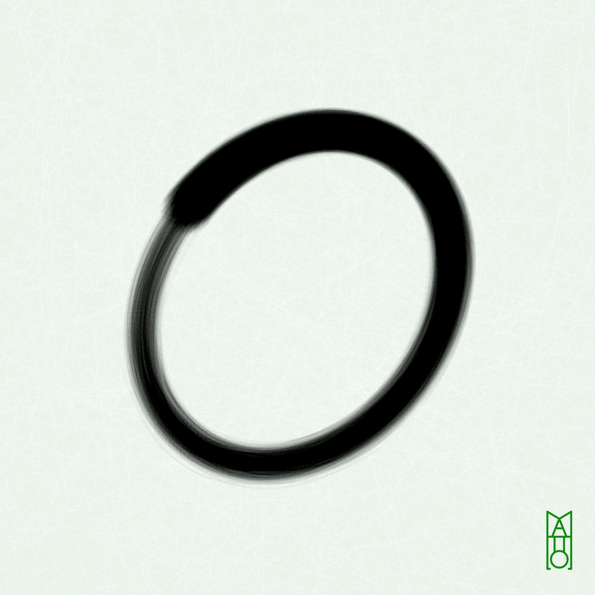 Art Blocks - Art Blocks v2 - Ensō #509 - NFT # 34000509