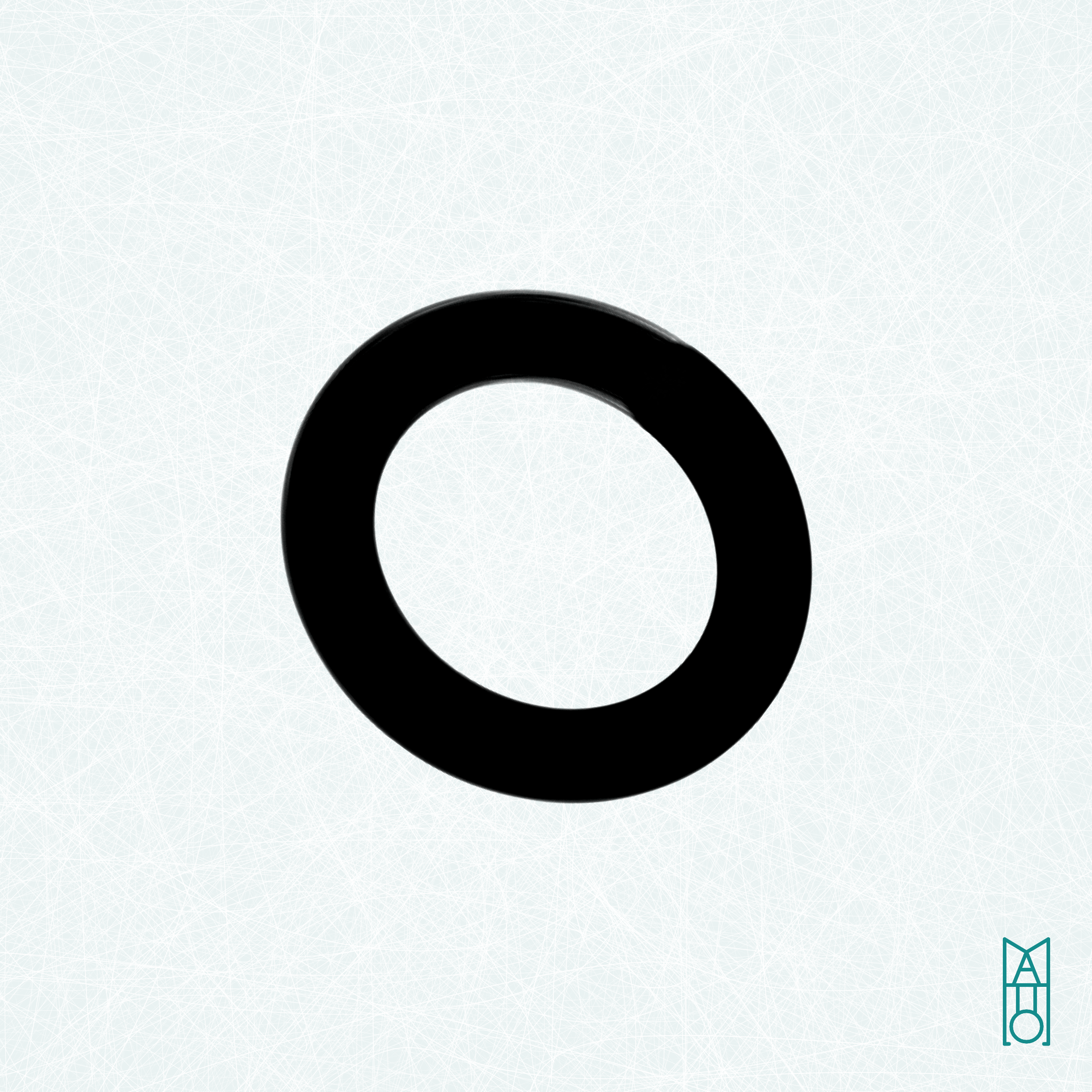 Art Blocks - Art Blocks v2 - Ensō #512 - NFT # 34000512