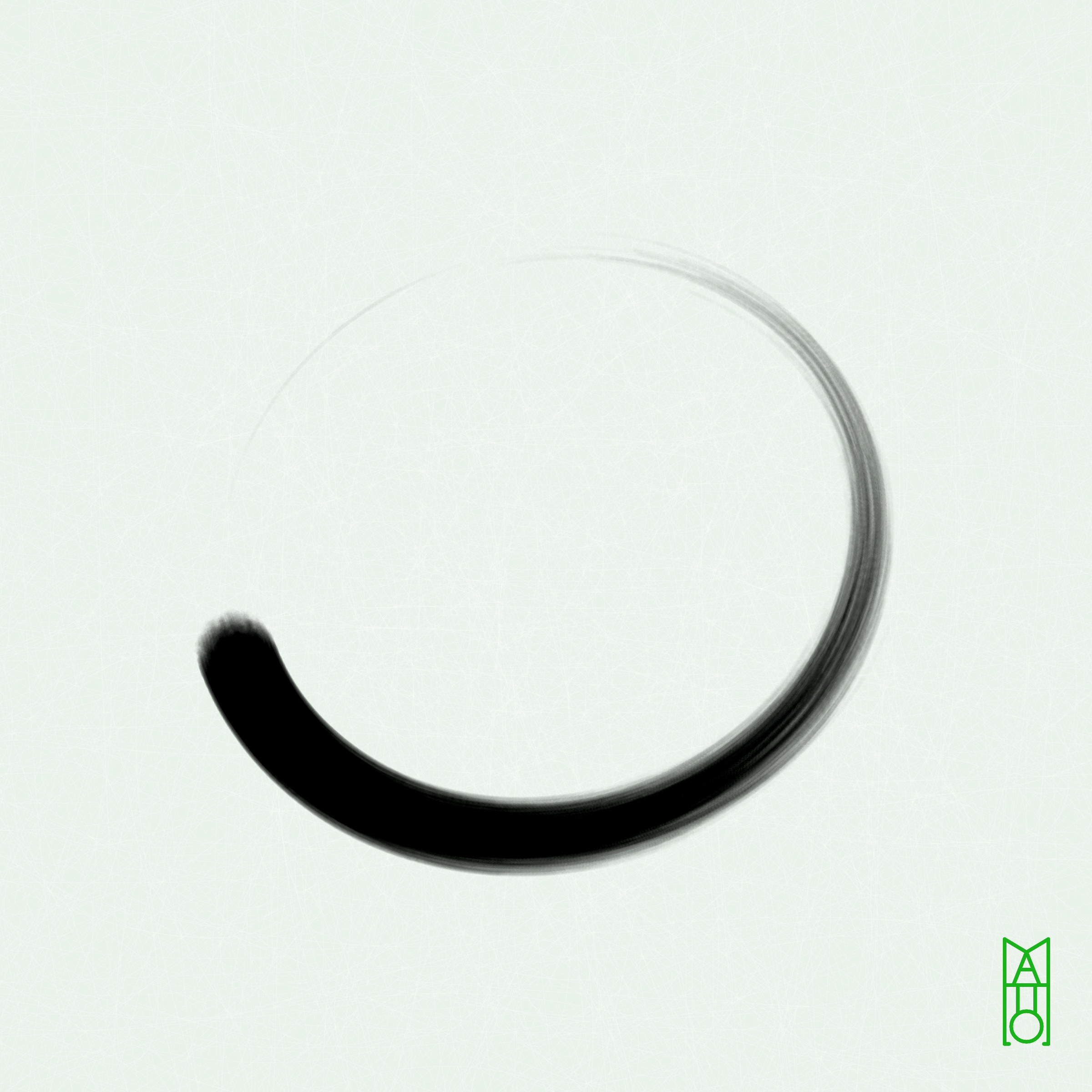 Art Blocks - Art Blocks v2 - Ensō #513 - NFT # 34000513