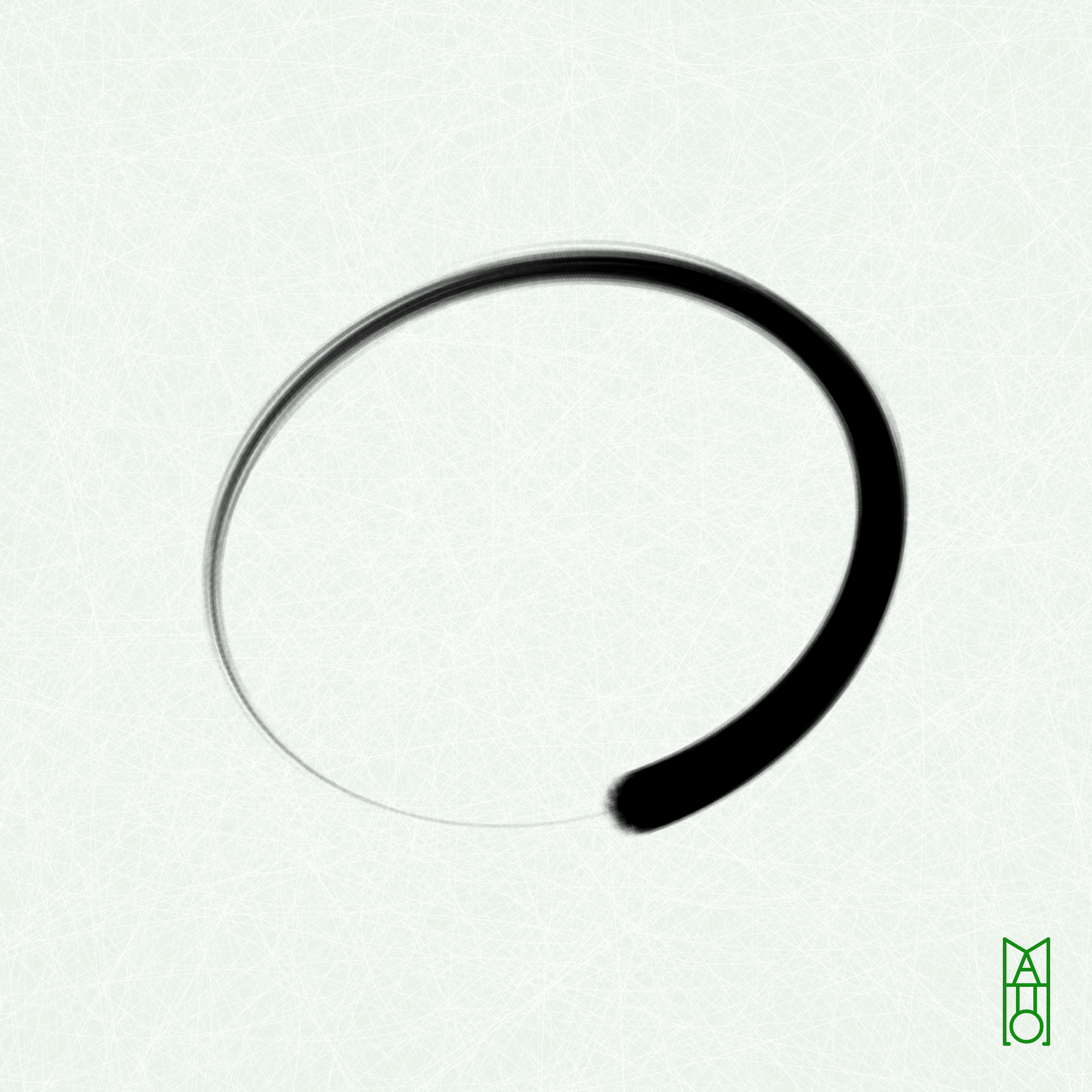 Art Blocks - Art Blocks v2 - Ensō #514 - NFT # 34000514