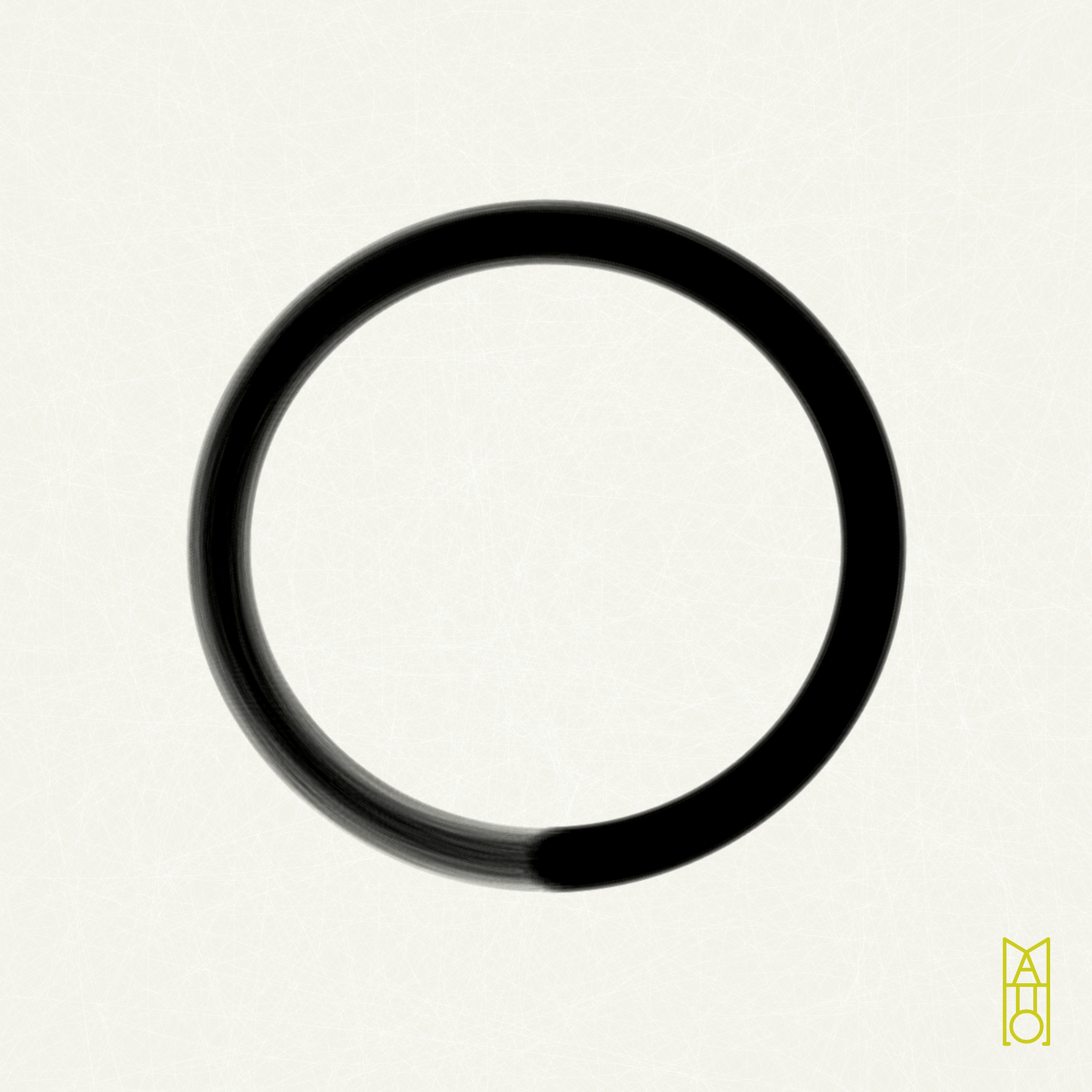 Art Blocks - Art Blocks v2 - Ensō #516 - NFT # 34000516