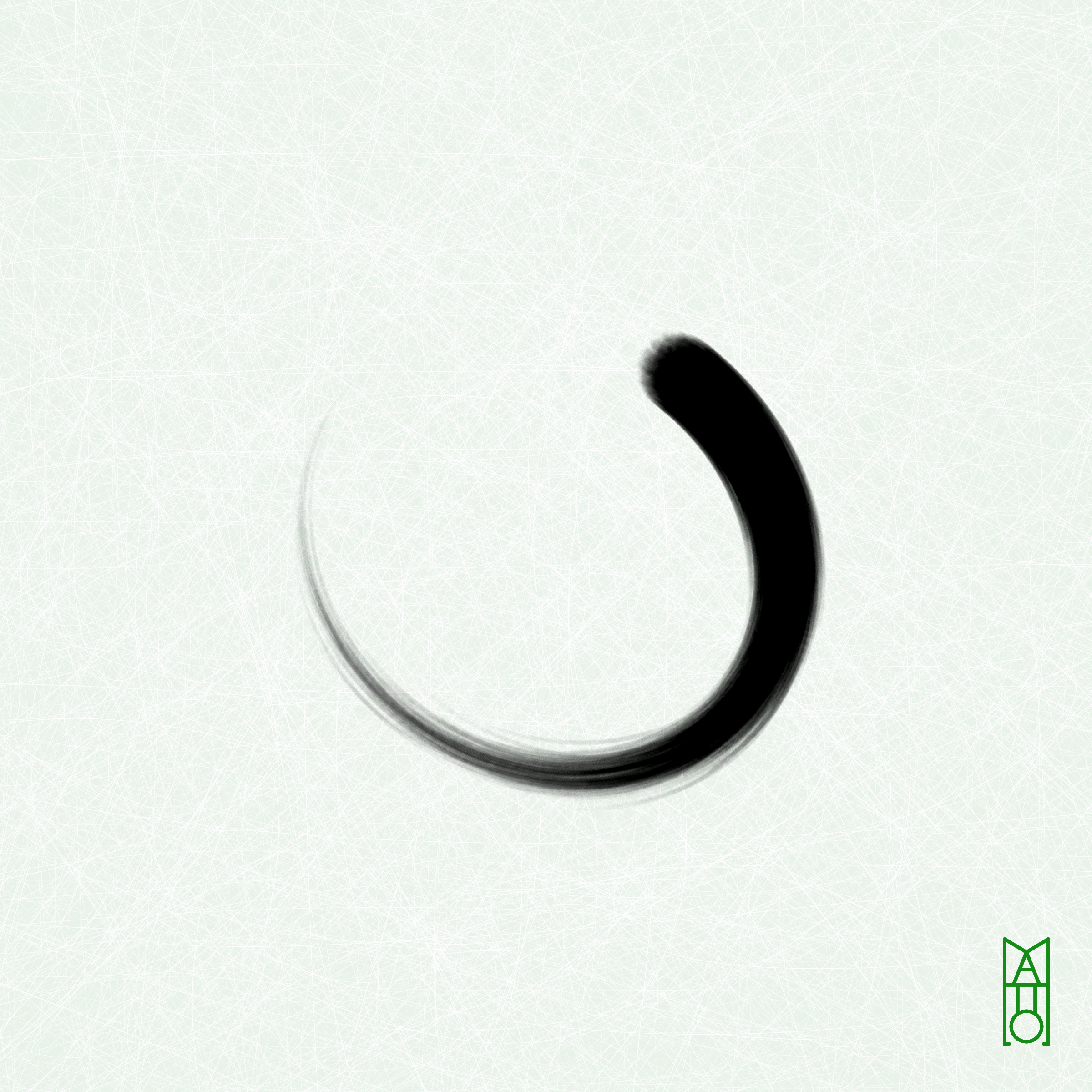 Art Blocks - Art Blocks v2 - Ensō #520 - NFT # 34000520