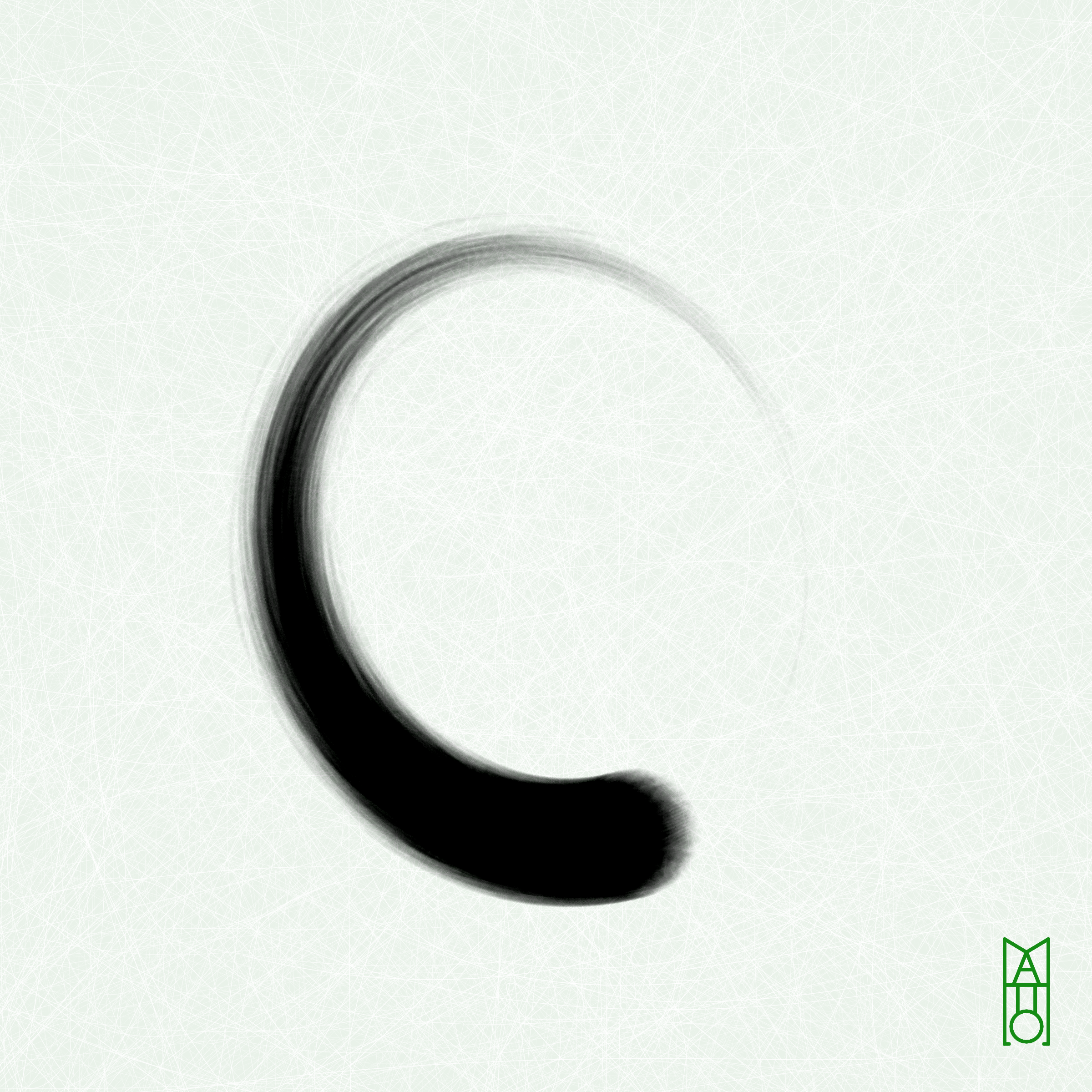 Art Blocks - Art Blocks v2 - Ensō #521 - NFT # 34000521