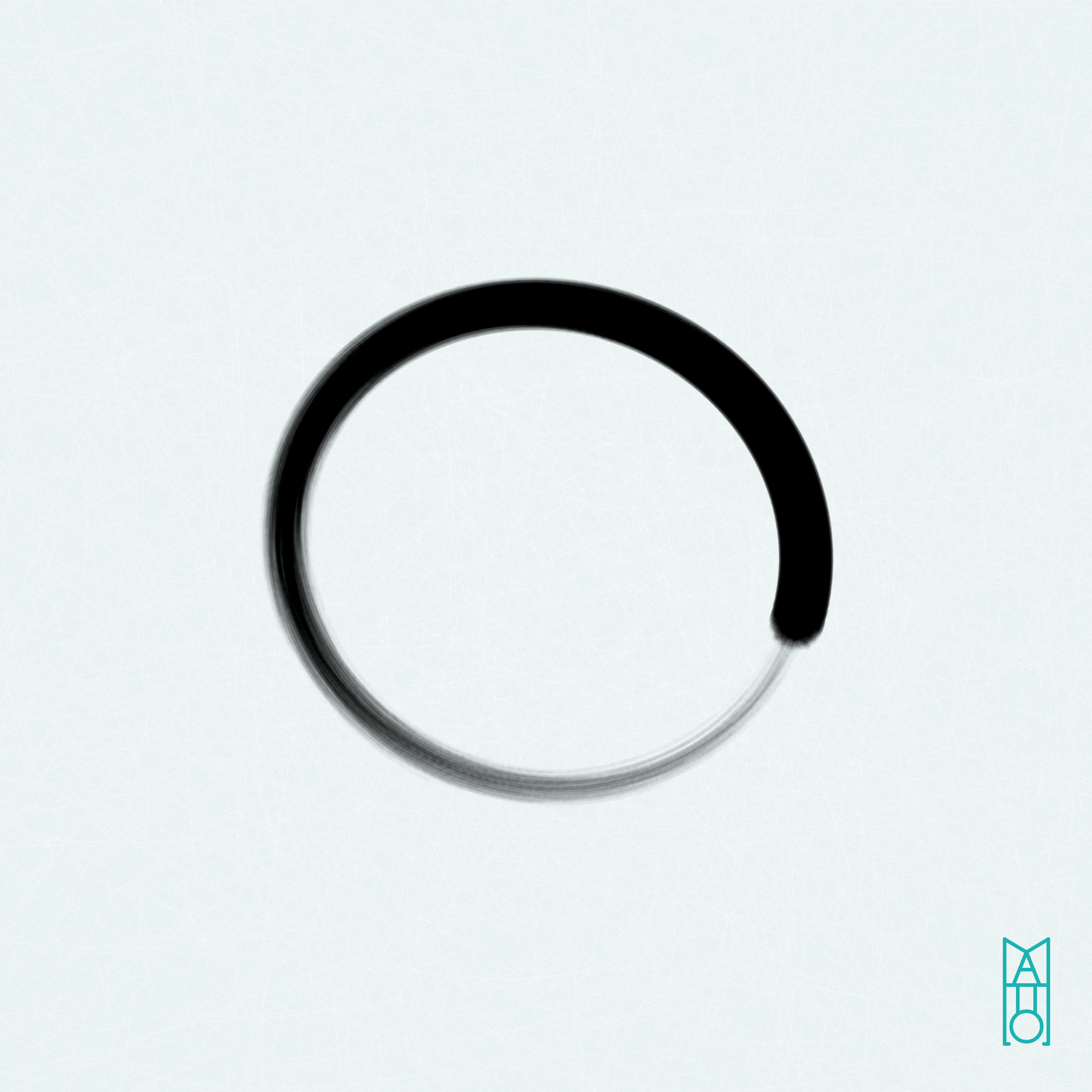 Art Blocks - Art Blocks v2 - Ensō #524 - NFT # 34000524