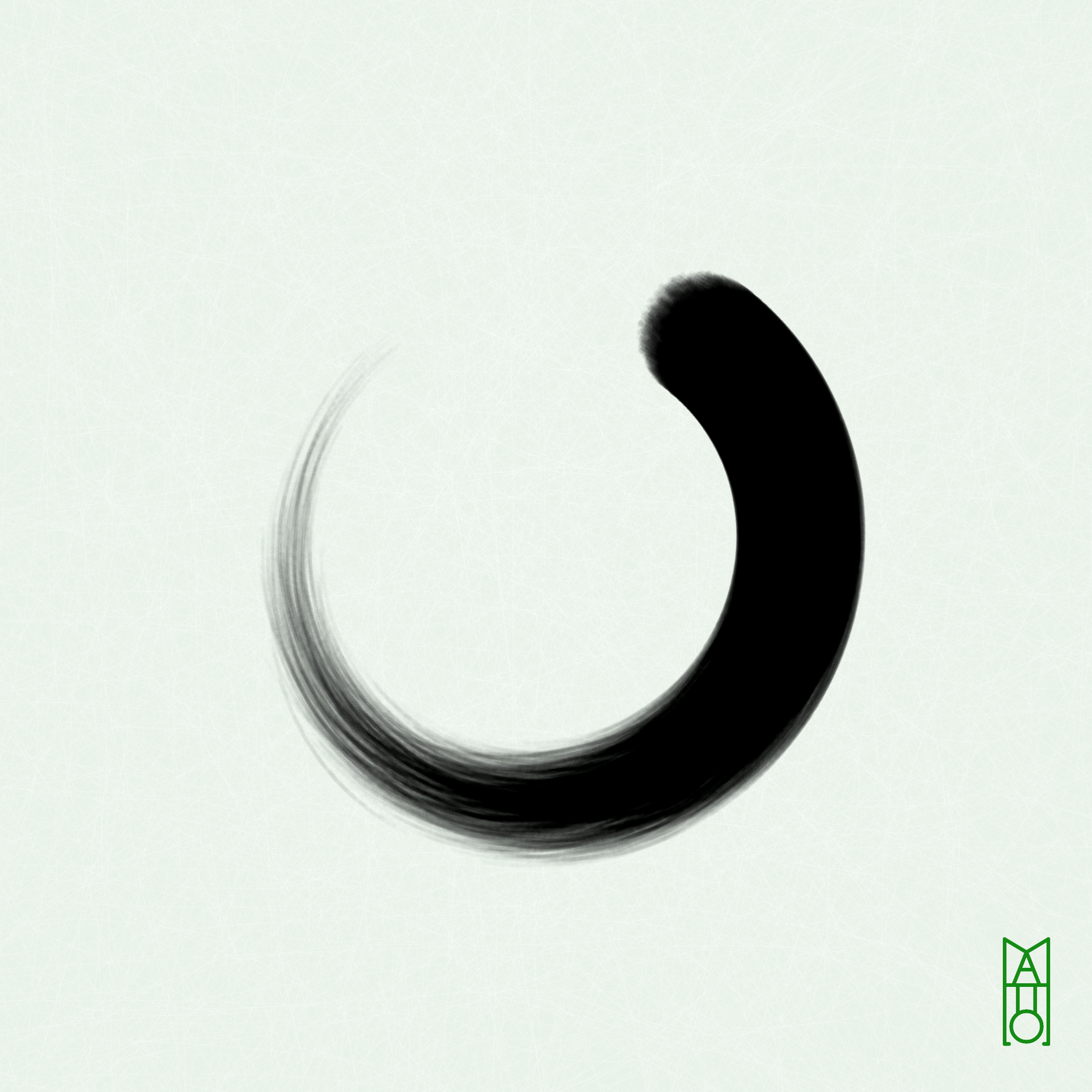 Art Blocks - Art Blocks v2 - Ensō #525 - NFT # 34000525