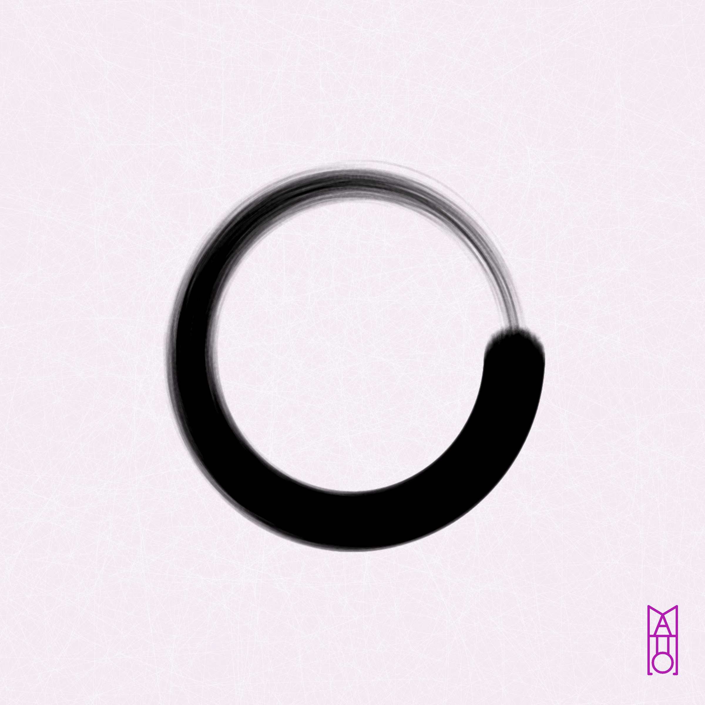 Art Blocks - Art Blocks v2 - Ensō #528 - NFT # 34000528