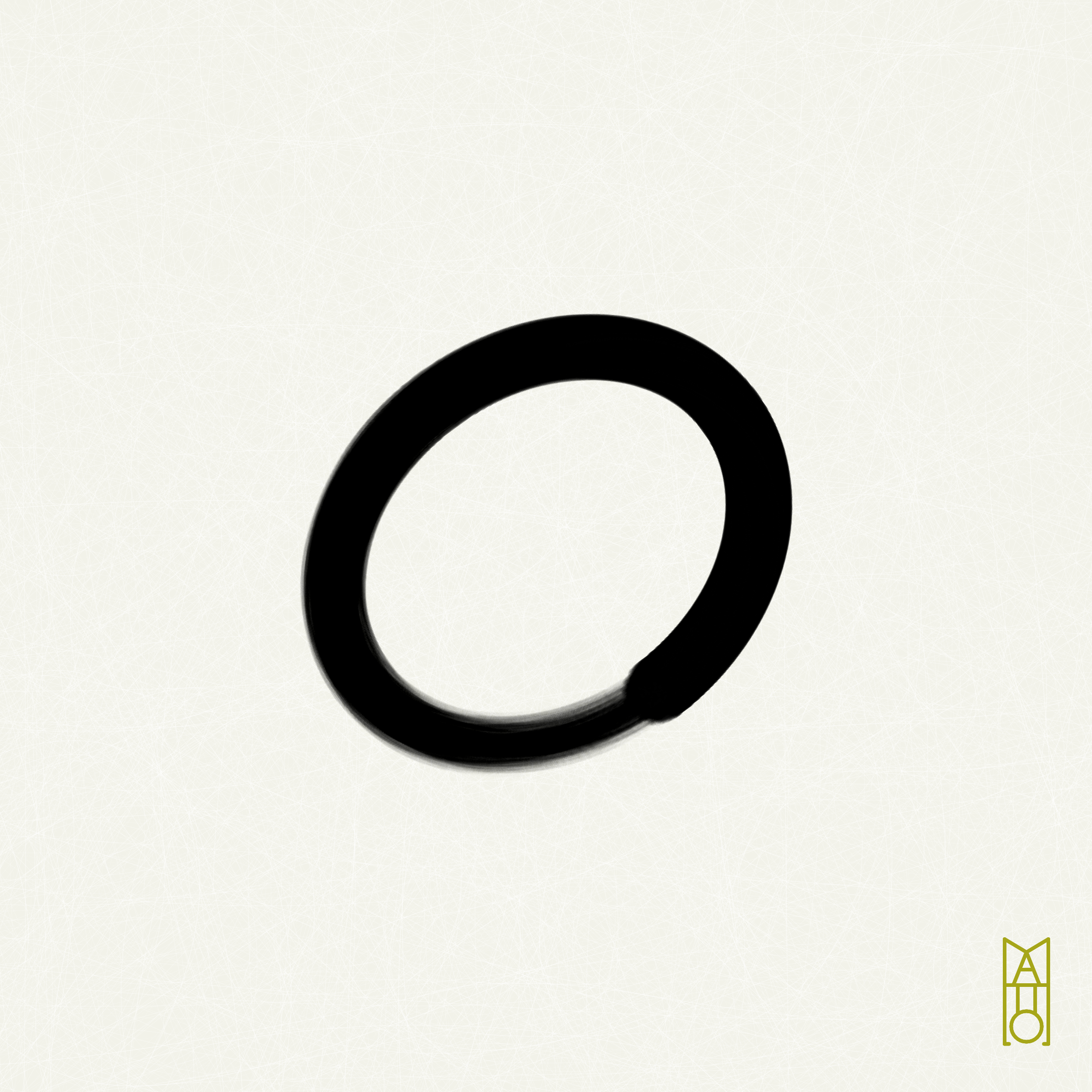 Art Blocks - Art Blocks v2 - Ensō #530 - NFT # 34000530