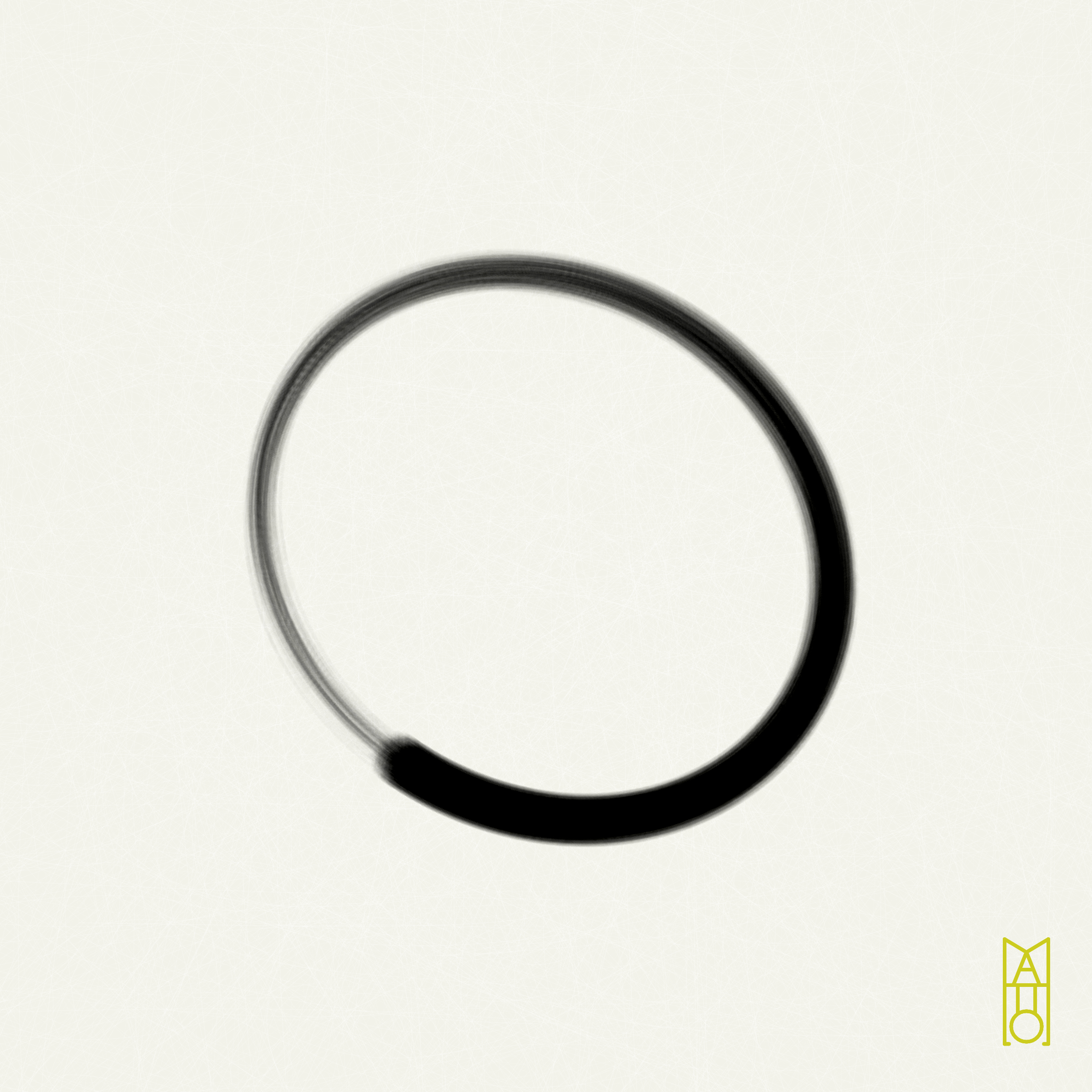 Art Blocks - Art Blocks v2 - Ensō #537 - NFT # 34000537