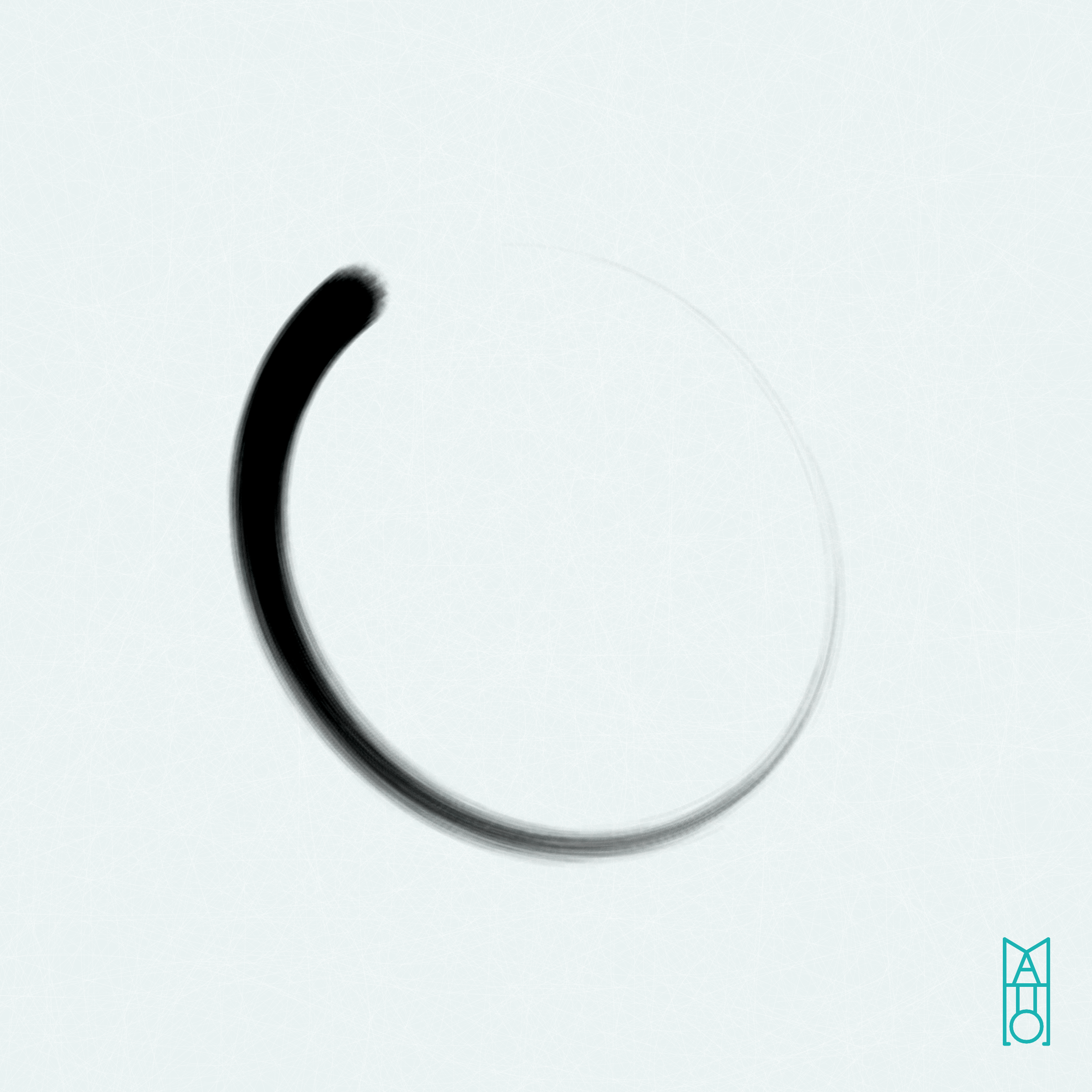 Art Blocks - Art Blocks v2 - Ensō #548 - NFT # 34000548