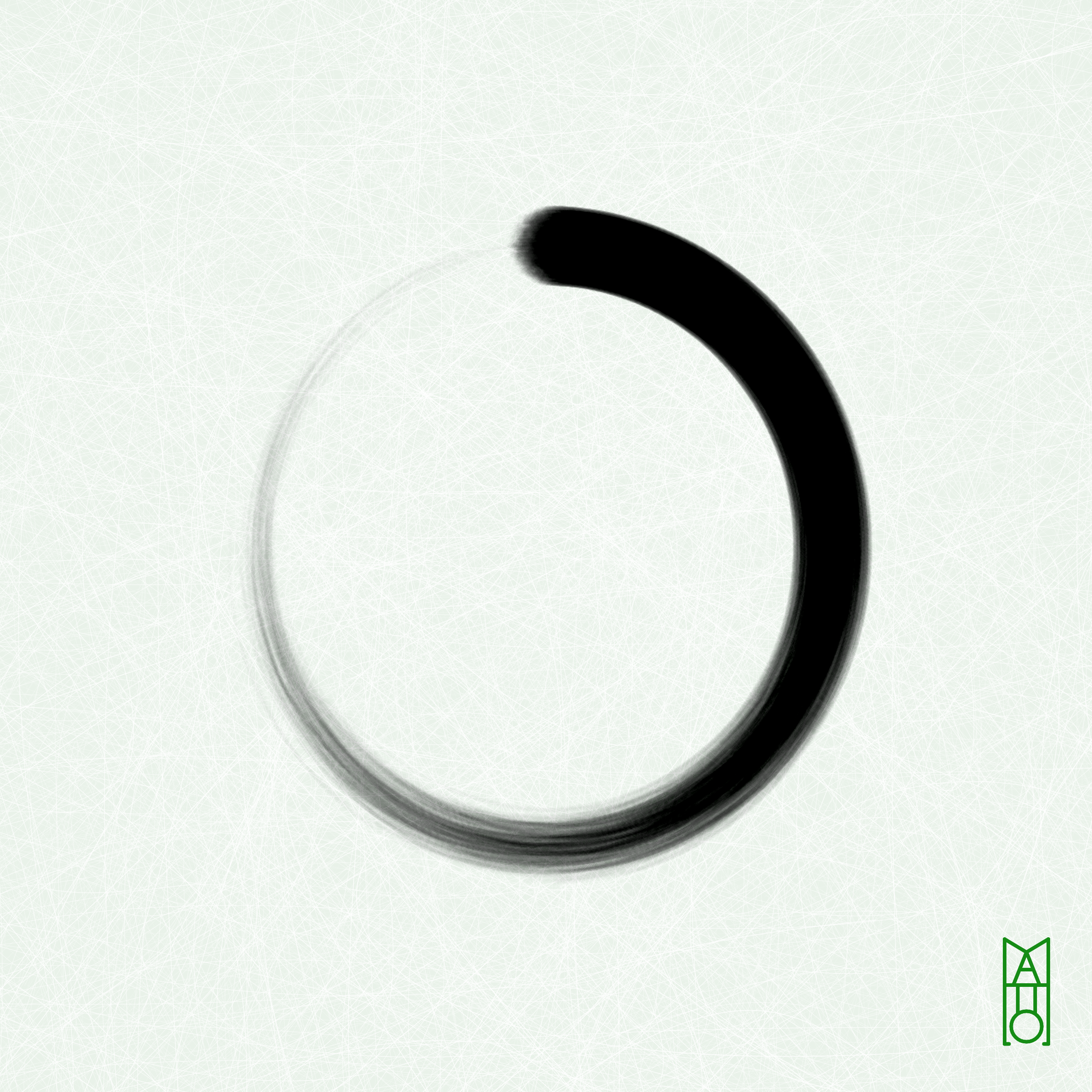 Art Blocks - Art Blocks v2 - Ensō #549 - NFT # 34000549