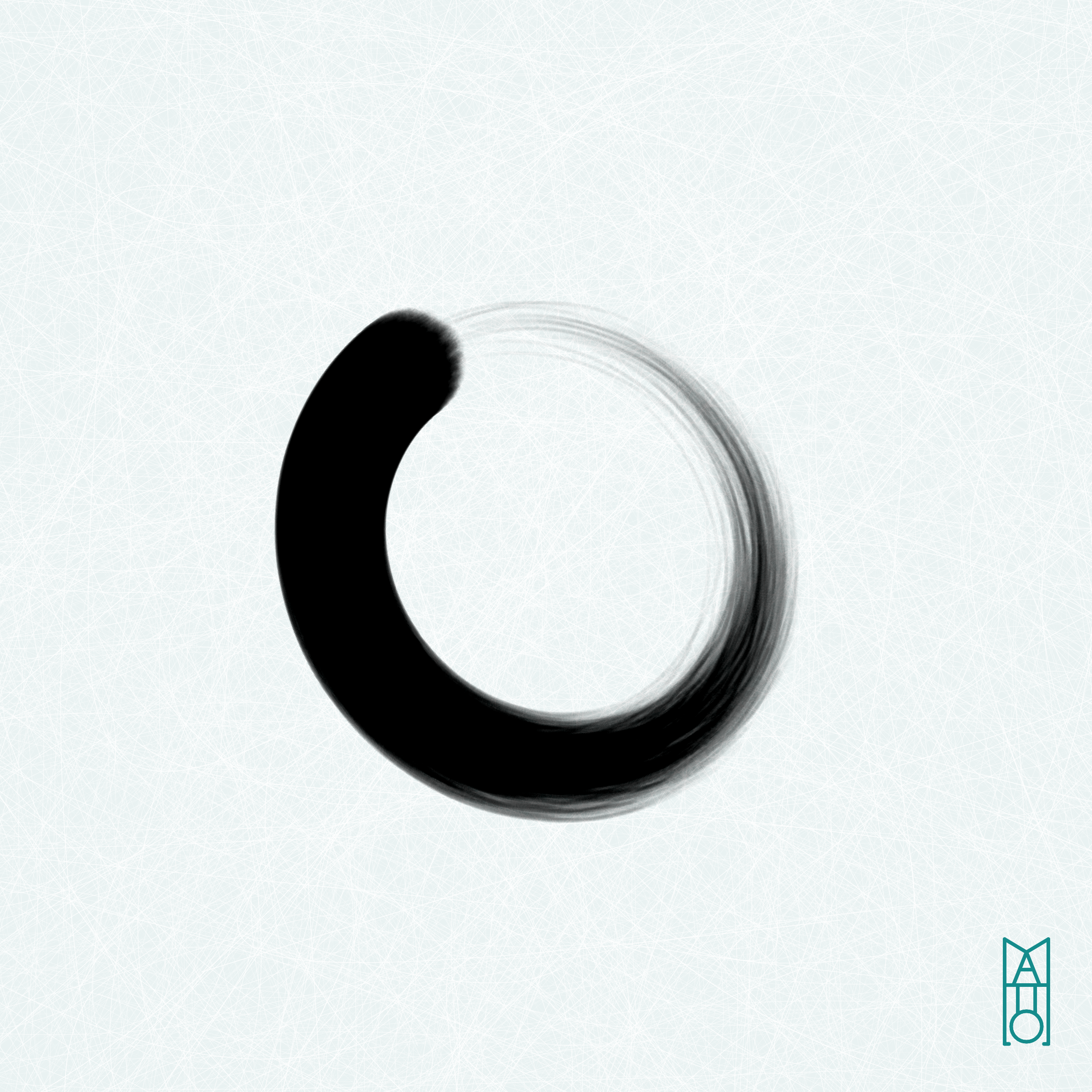 Art Blocks - Art Blocks v2 - Ensō #551 - NFT # 34000551