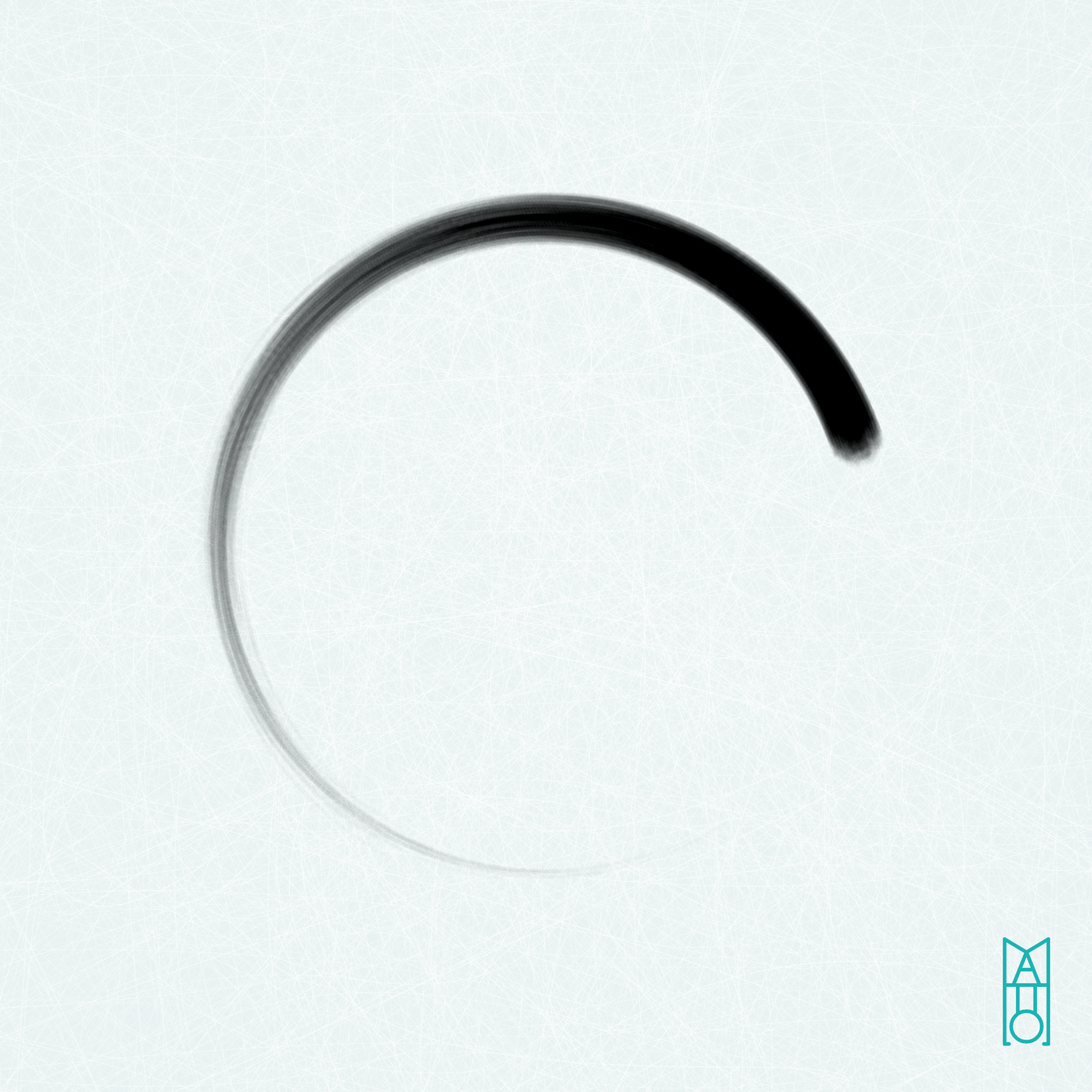 Art Blocks - Art Blocks v2 - Ensō #554 - NFT # 34000554