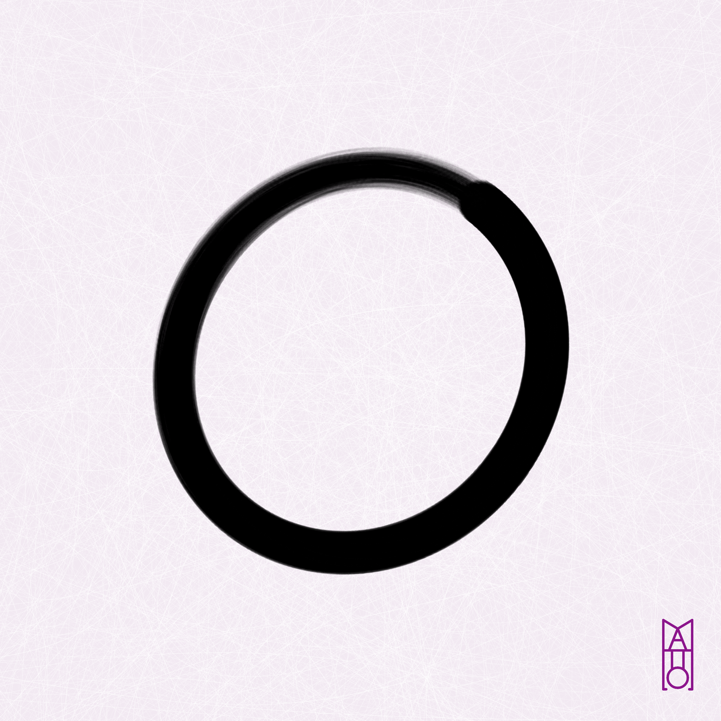 Art Blocks - Art Blocks v2 - Ensō #556 - NFT # 34000556