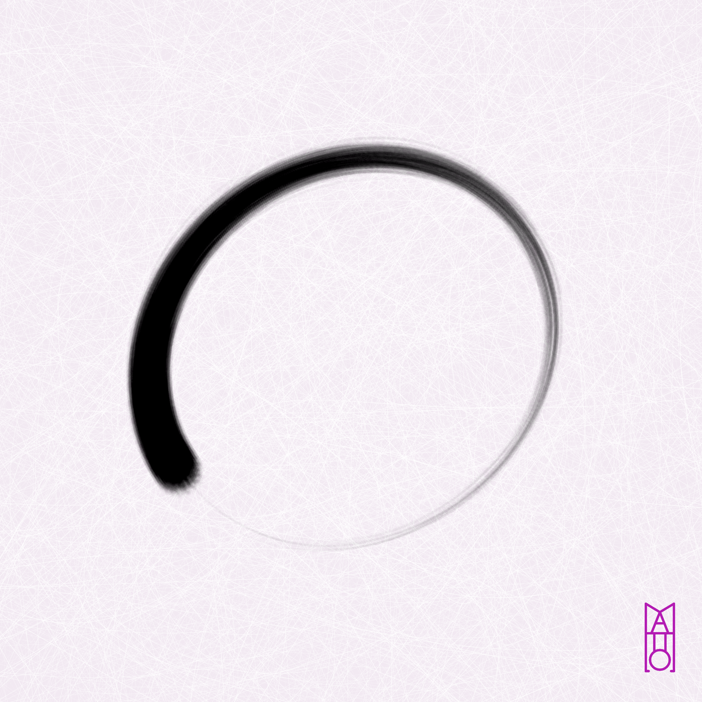 Art Blocks - Art Blocks v2 - Ensō #558 - NFT # 34000558