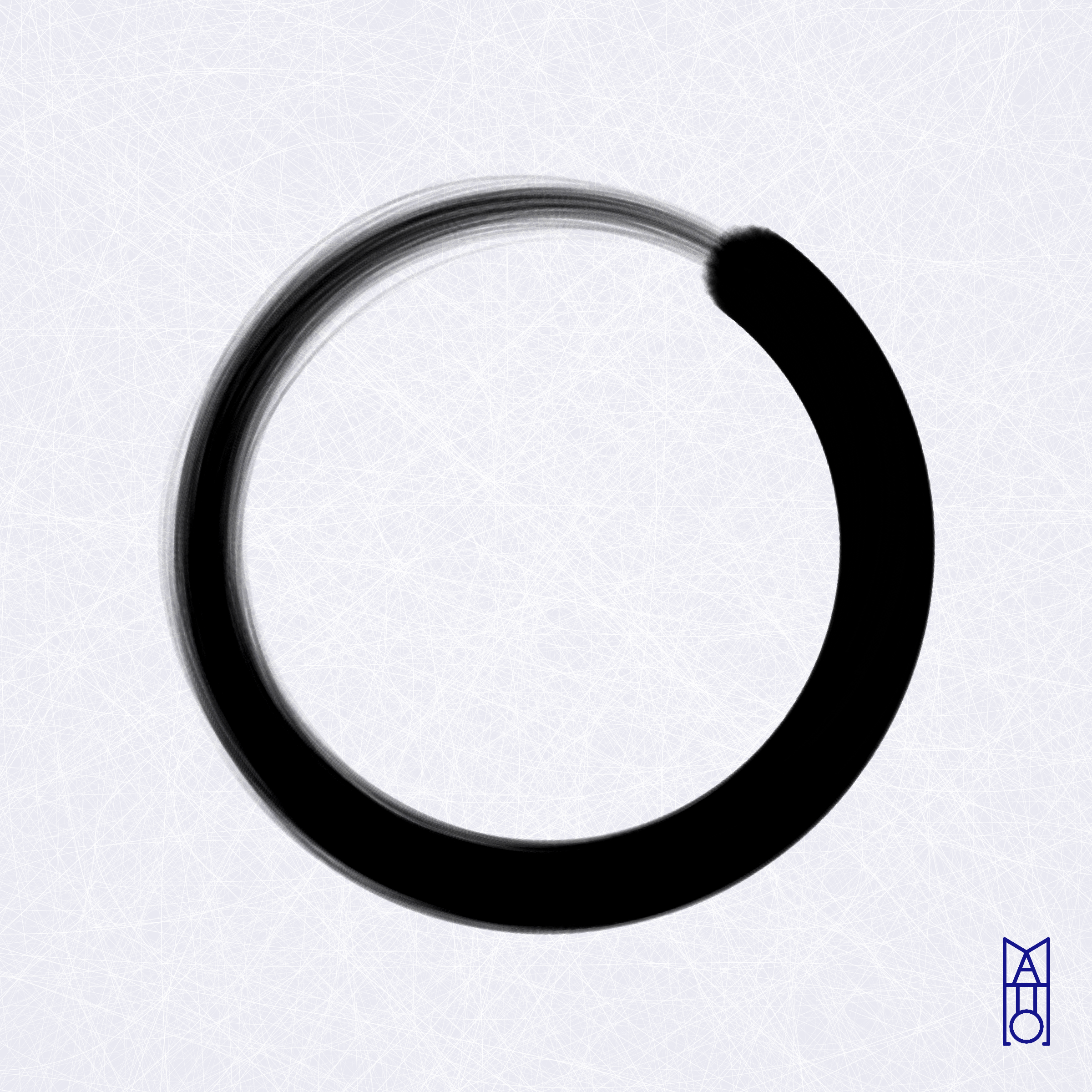 Art Blocks - Art Blocks v2 - Ensō #561 - NFT # 34000561