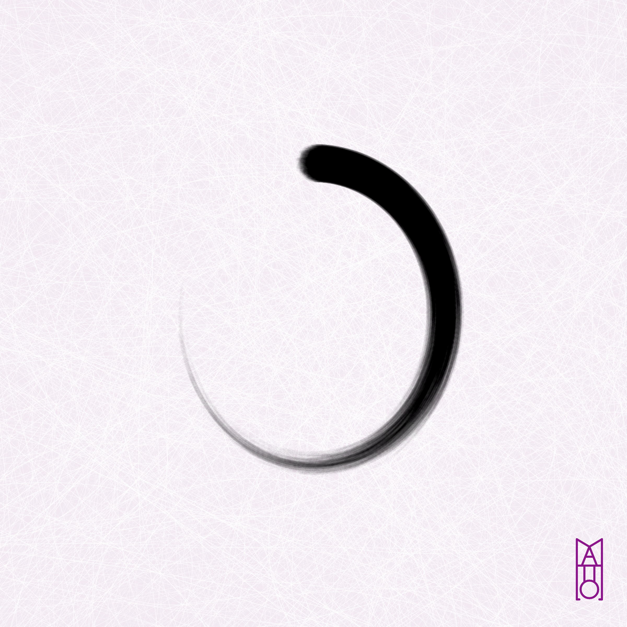 Art Blocks - Art Blocks v2 - Ensō #565 - NFT # 34000565