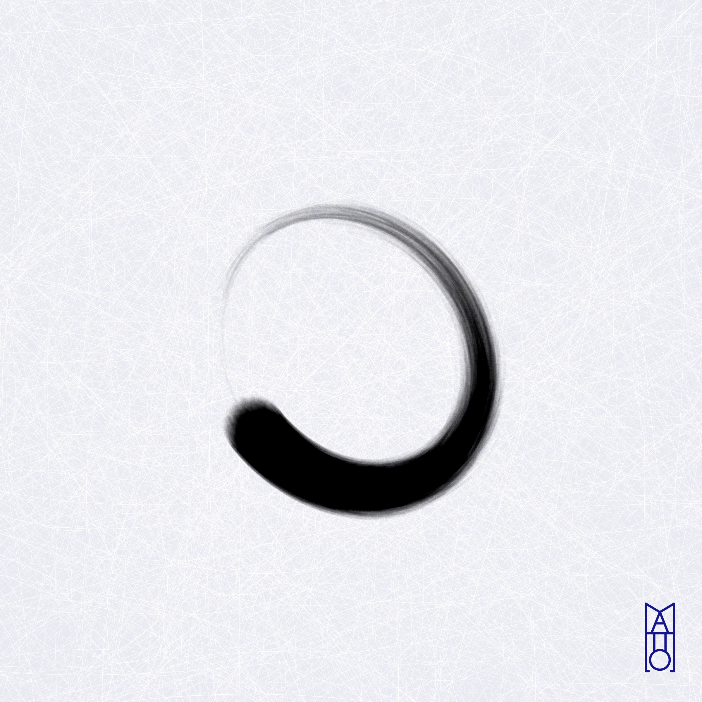 Art Blocks - Art Blocks v2 - Ensō #568 - NFT # 34000568