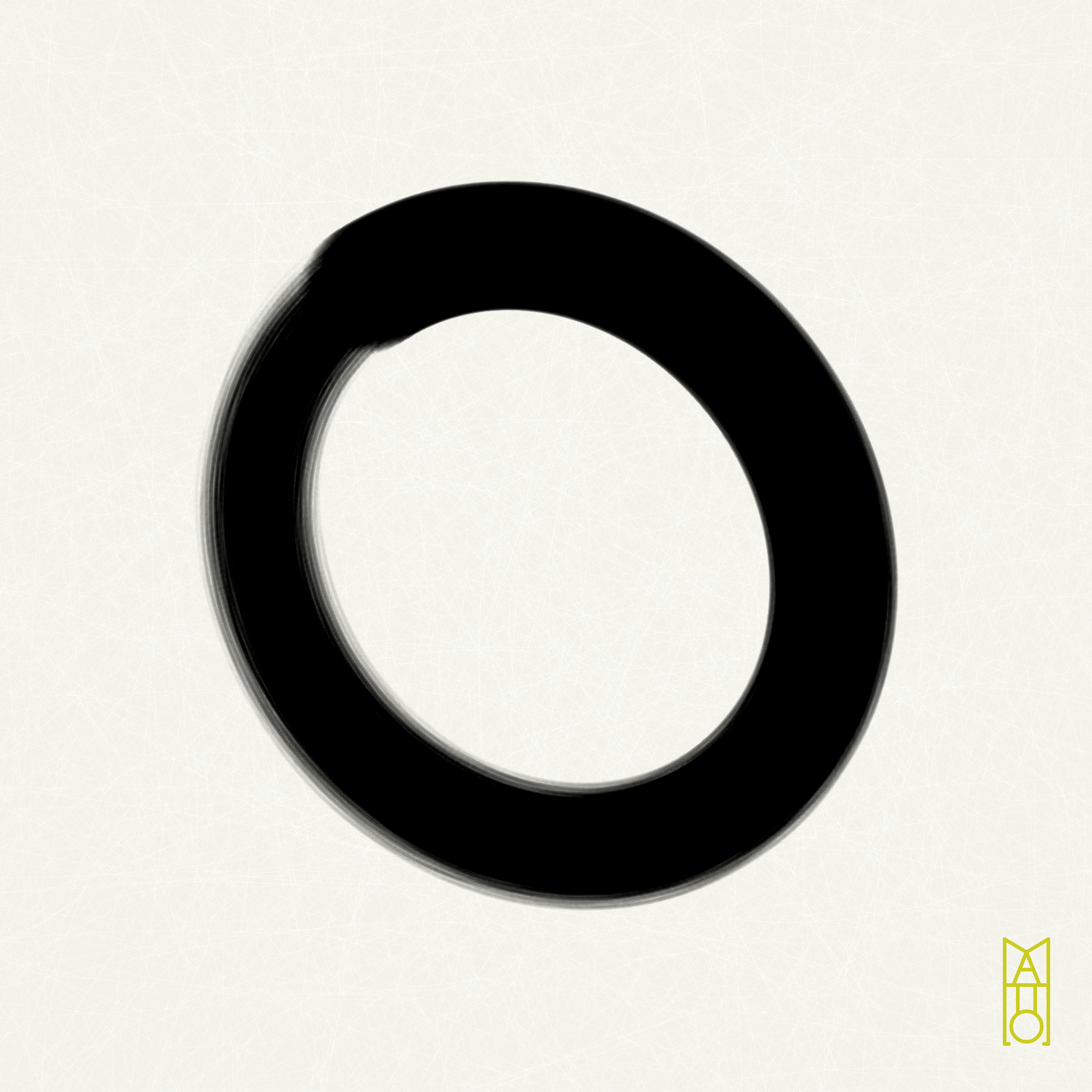 Art Blocks - Art Blocks v2 - Ensō #570 - NFT # 34000570