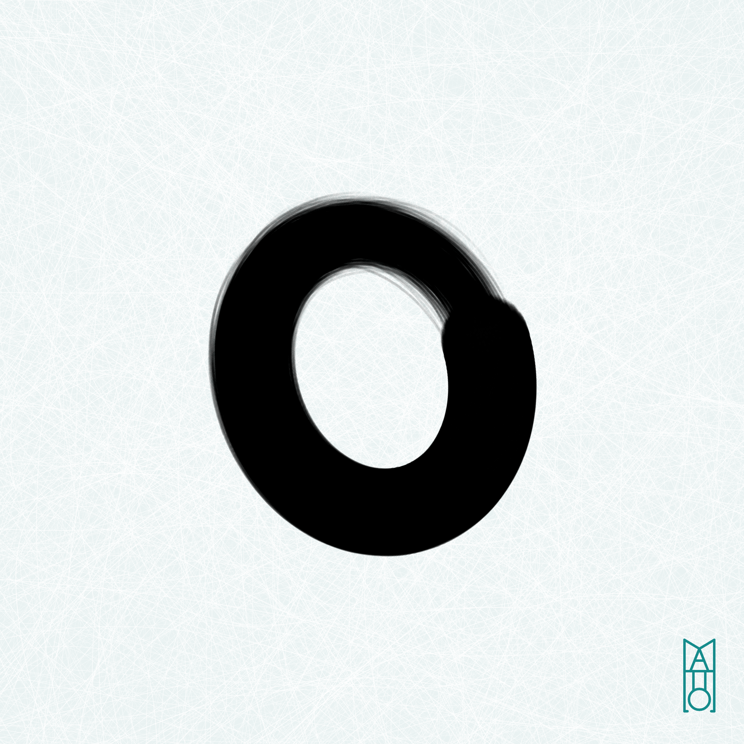 Art Blocks - Art Blocks v2 - Ensō #571 - NFT # 34000571