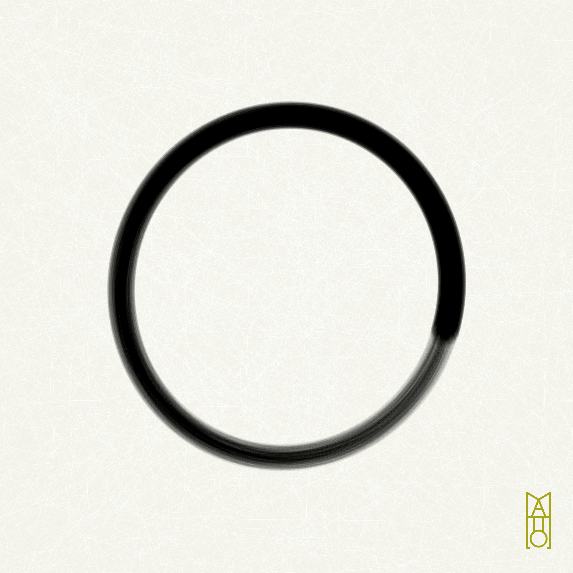 Art Blocks - Art Blocks v2 - Ensō #572 - NFT # 34000572