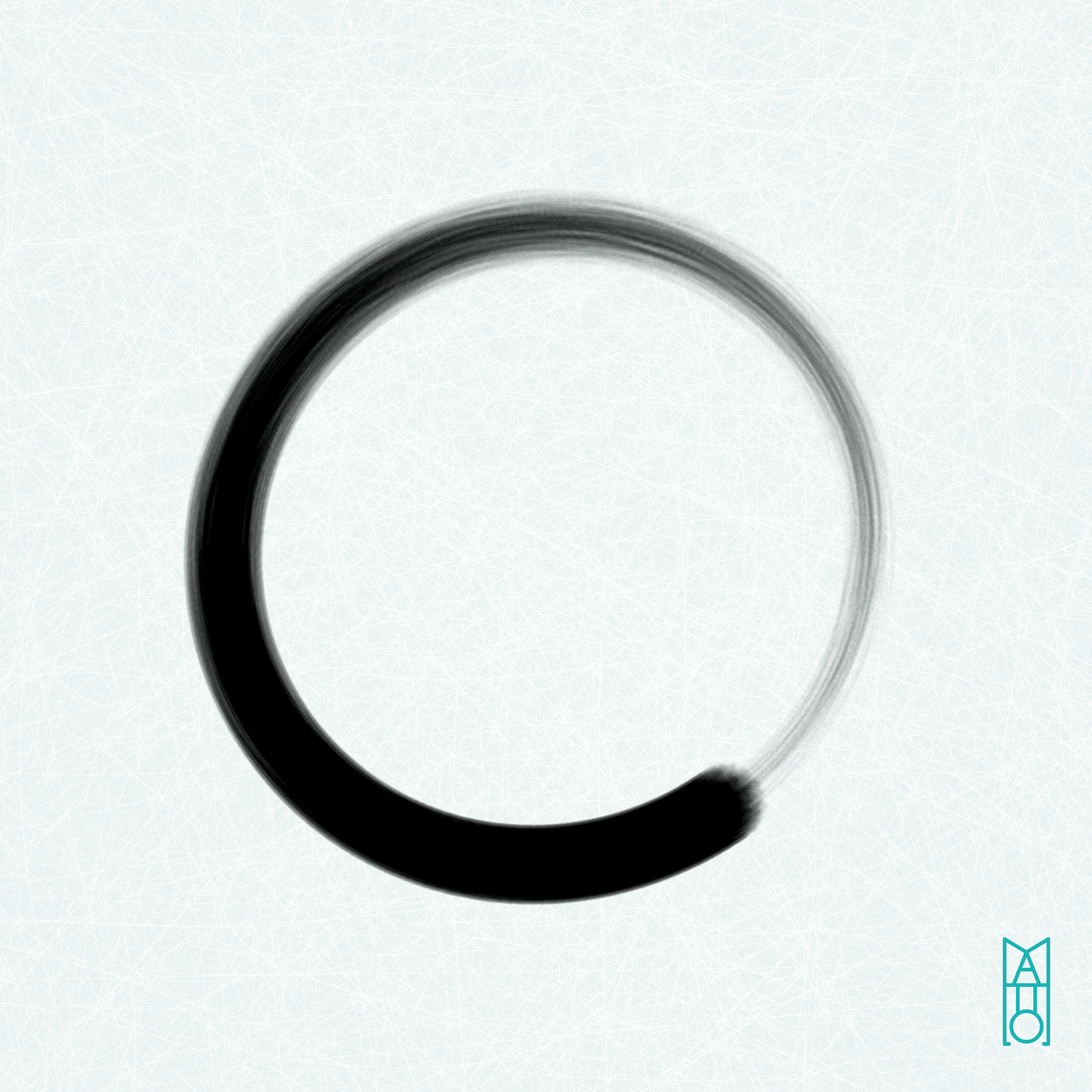 Art Blocks - Art Blocks v2 - Ensō #574 - NFT # 34000574