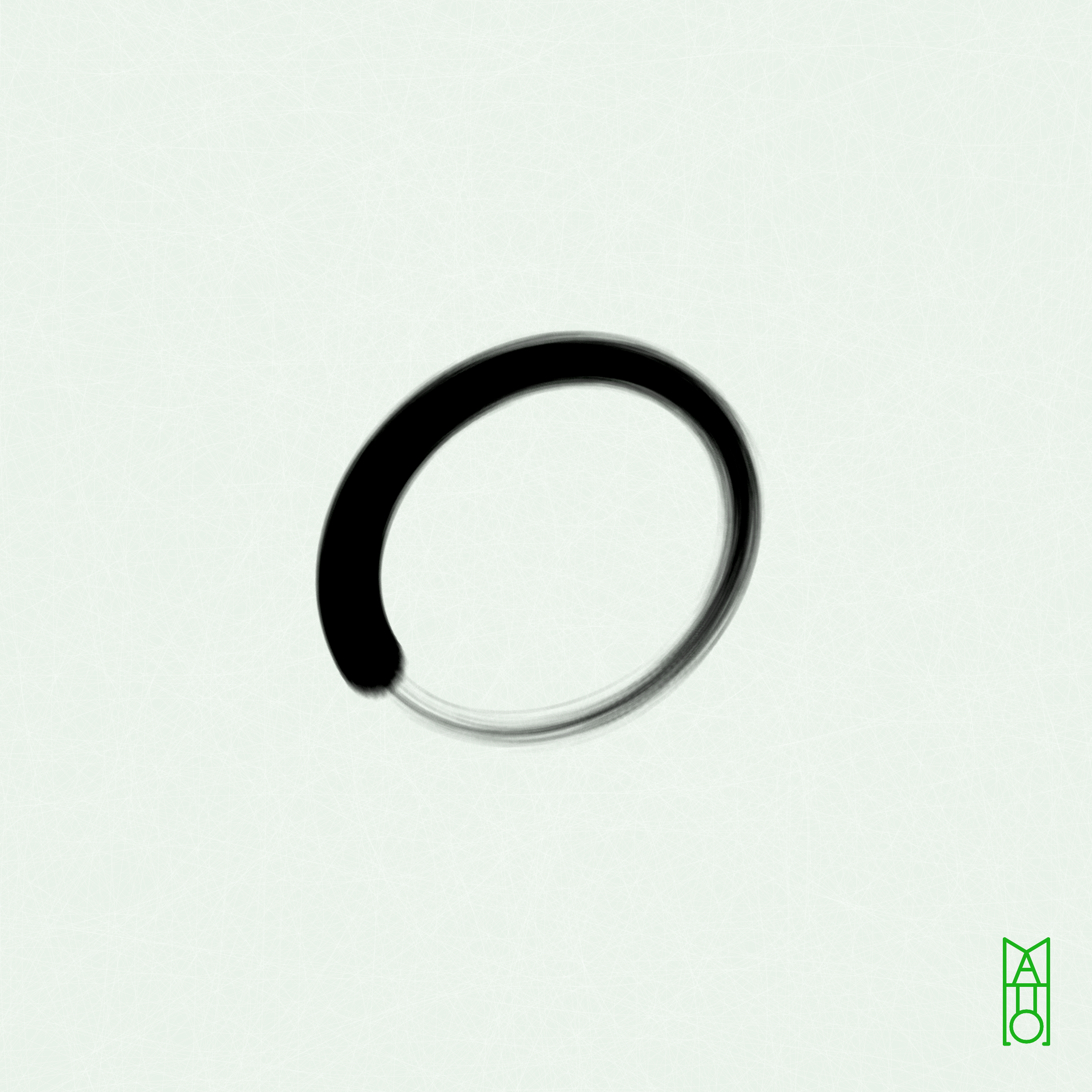 Art Blocks - Art Blocks v2 - Ensō #575 - NFT # 34000575