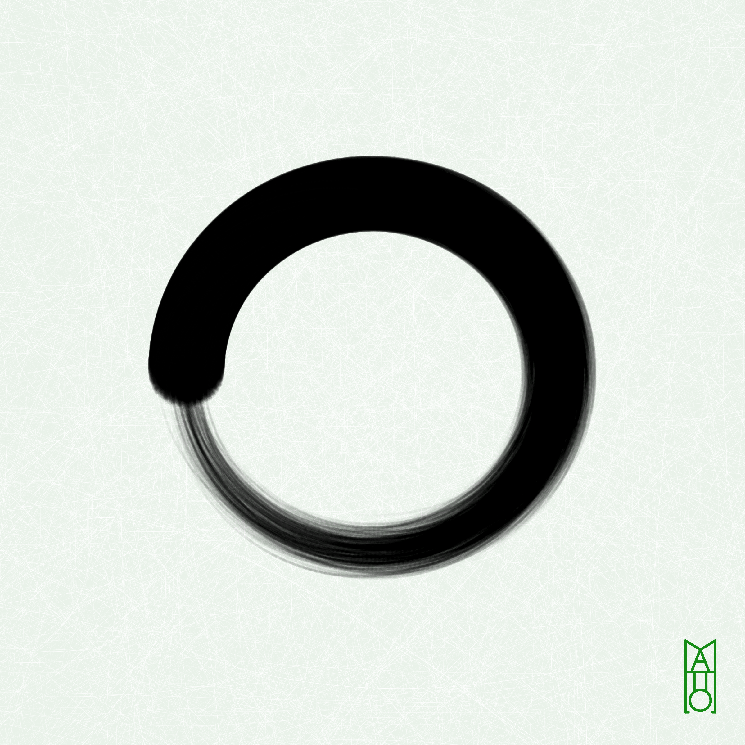 Art Blocks - Art Blocks v2 - Ensō #579 - NFT # 34000579