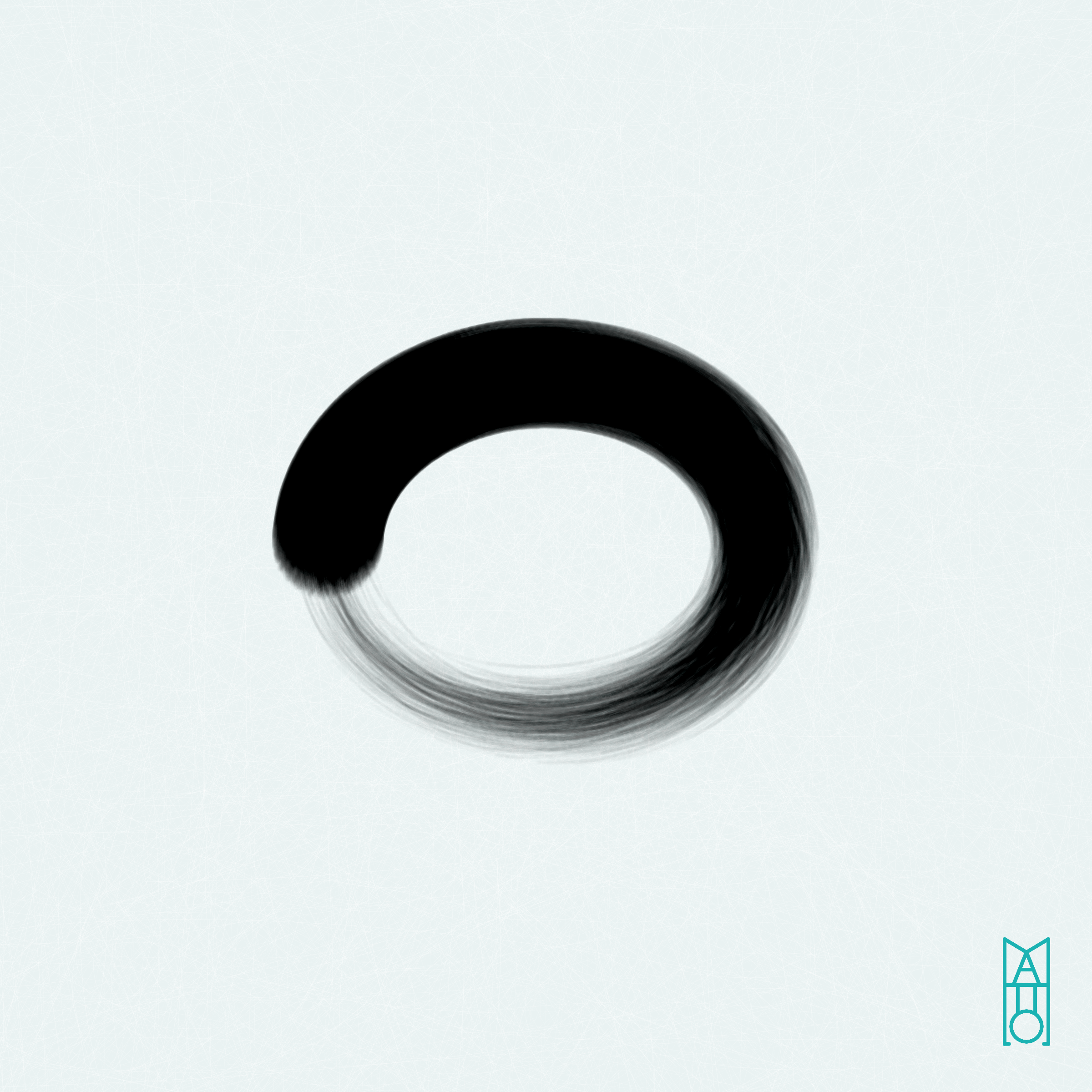 Art Blocks - Art Blocks v2 - Ensō #580 - NFT # 34000580