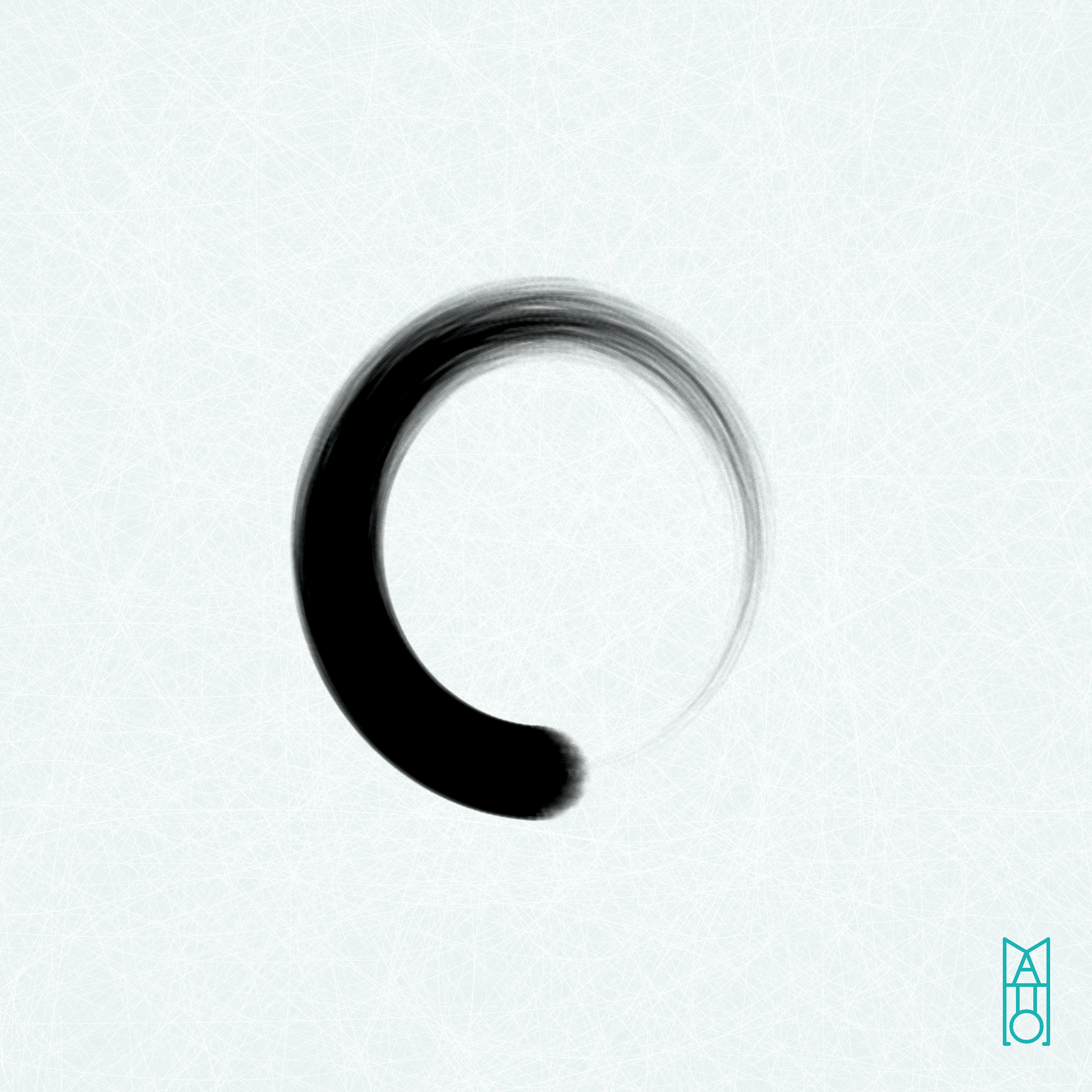 Art Blocks - Art Blocks v2 - Ensō #581 - NFT # 34000581