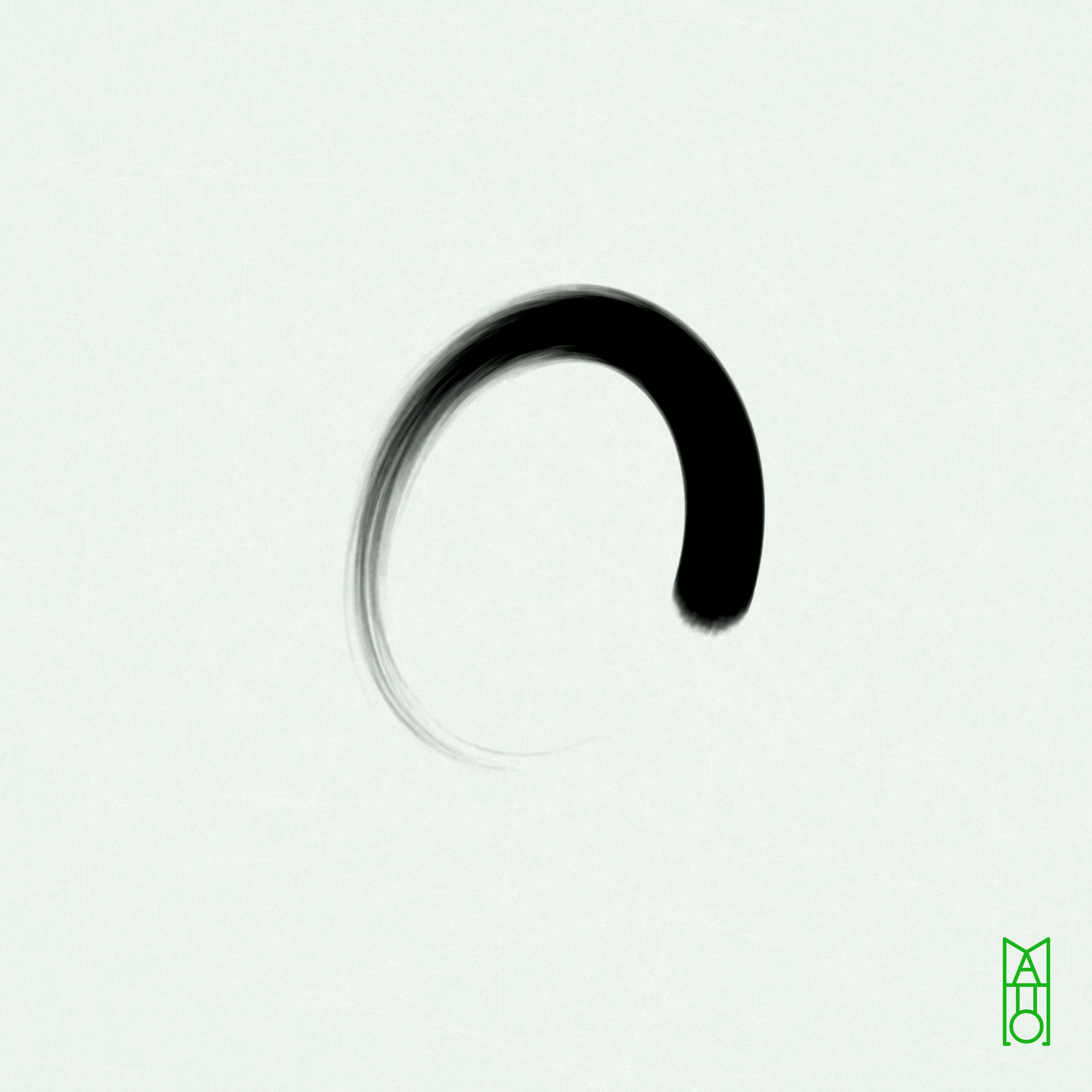 Art Blocks - Art Blocks v2 - Ensō #582 - NFT # 34000582