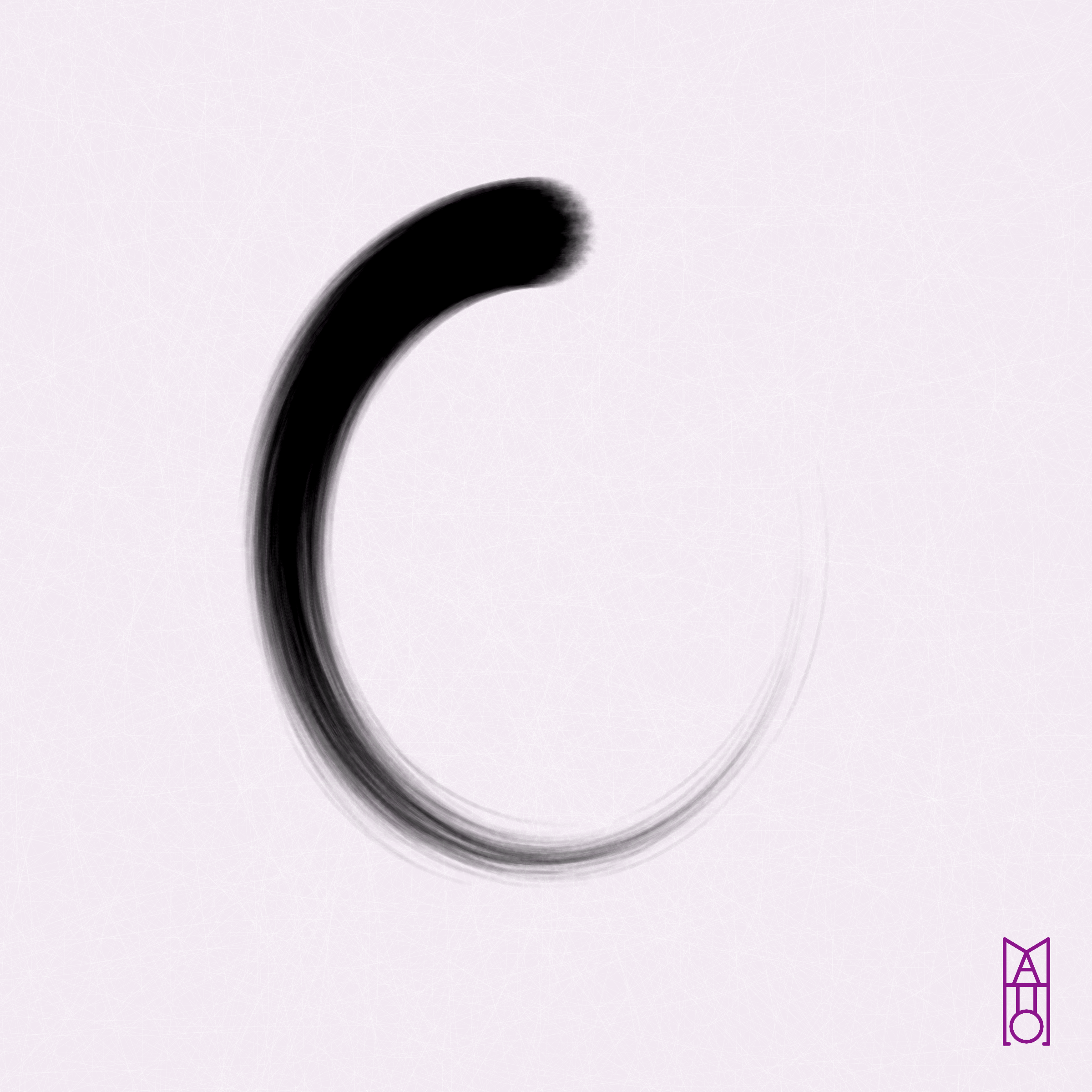 Art Blocks - Art Blocks v2 - Ensō #585 - NFT # 34000585