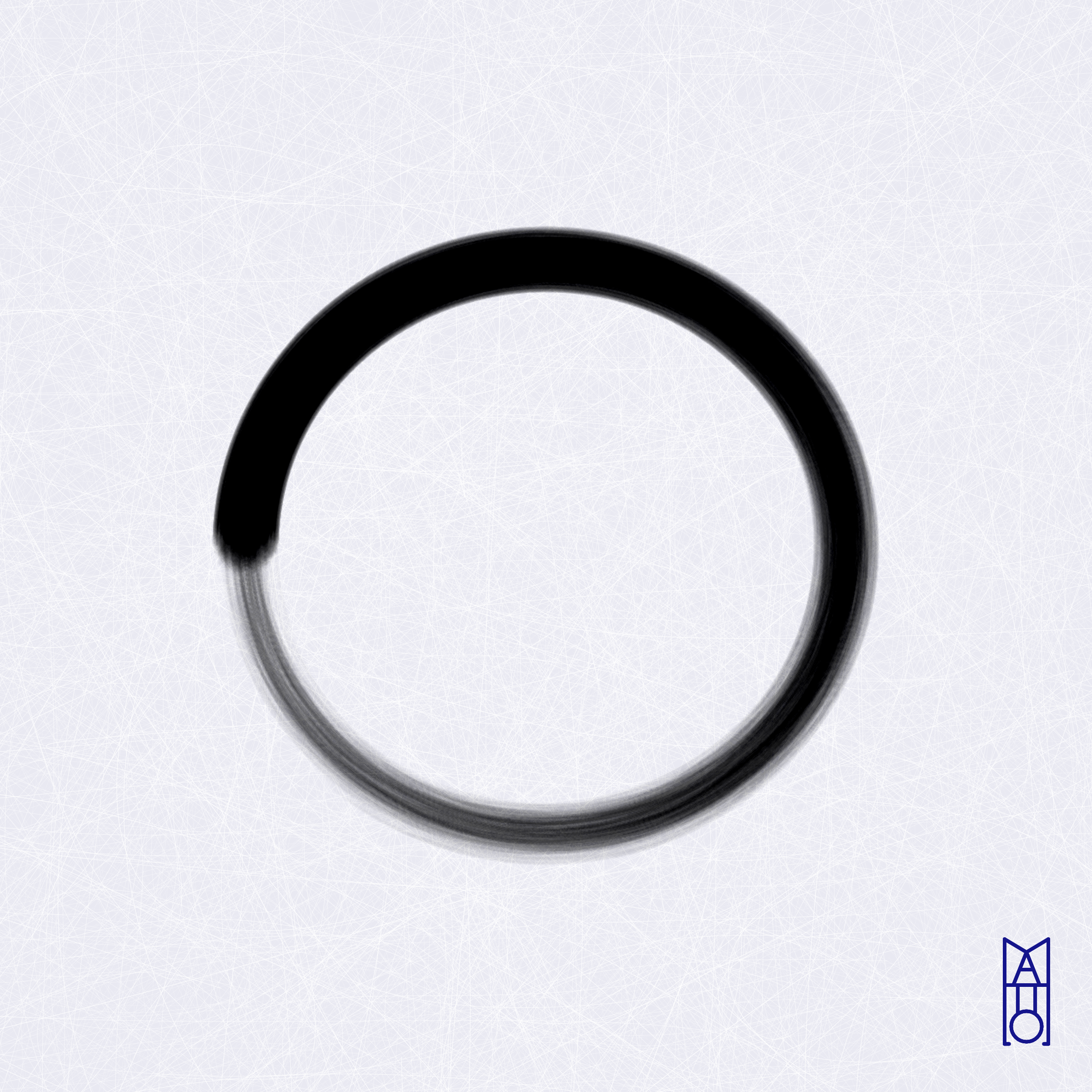 Art Blocks - Art Blocks v2 - Ensō #587 - NFT # 34000587