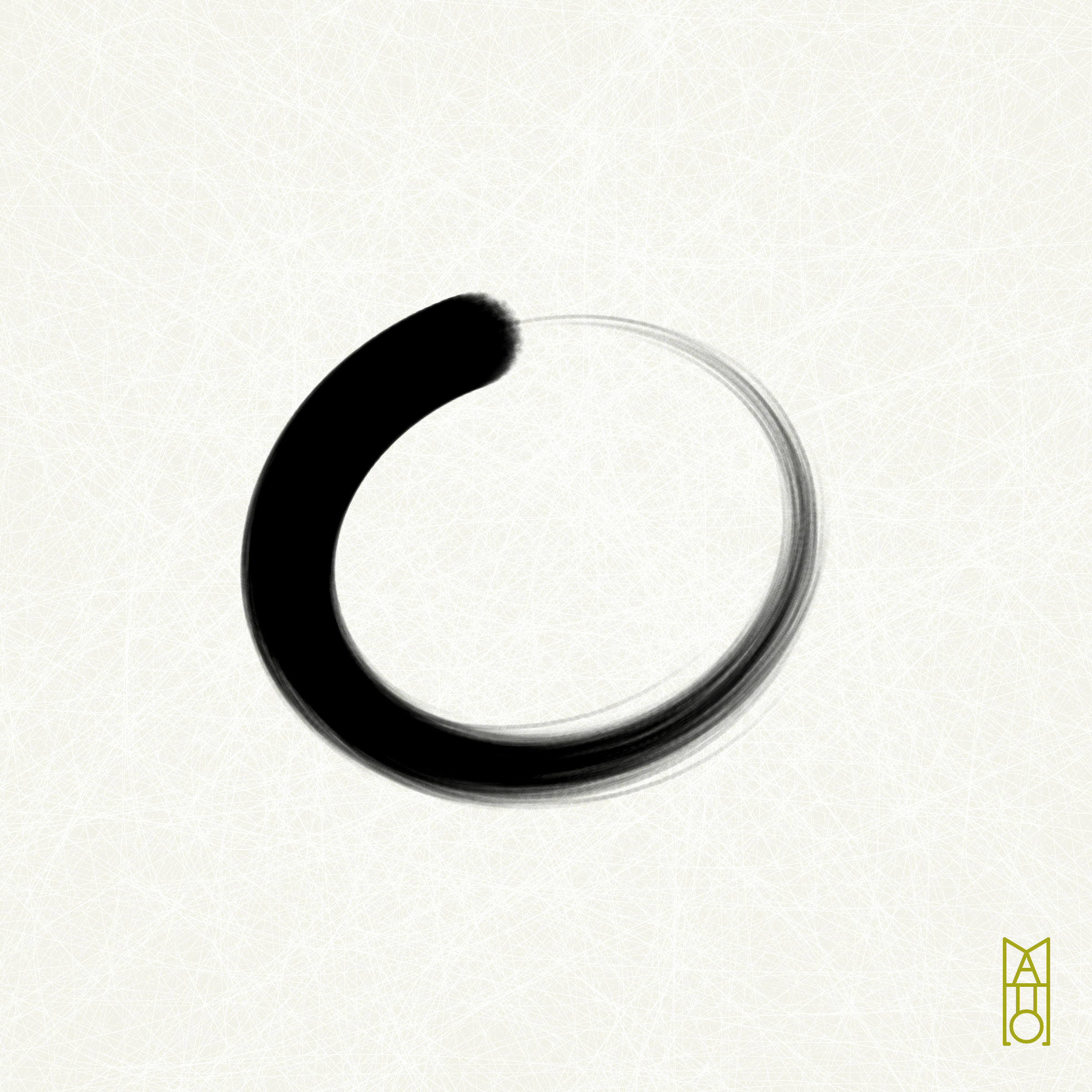 Art Blocks - Art Blocks v2 - Ensō #589 - NFT # 34000589