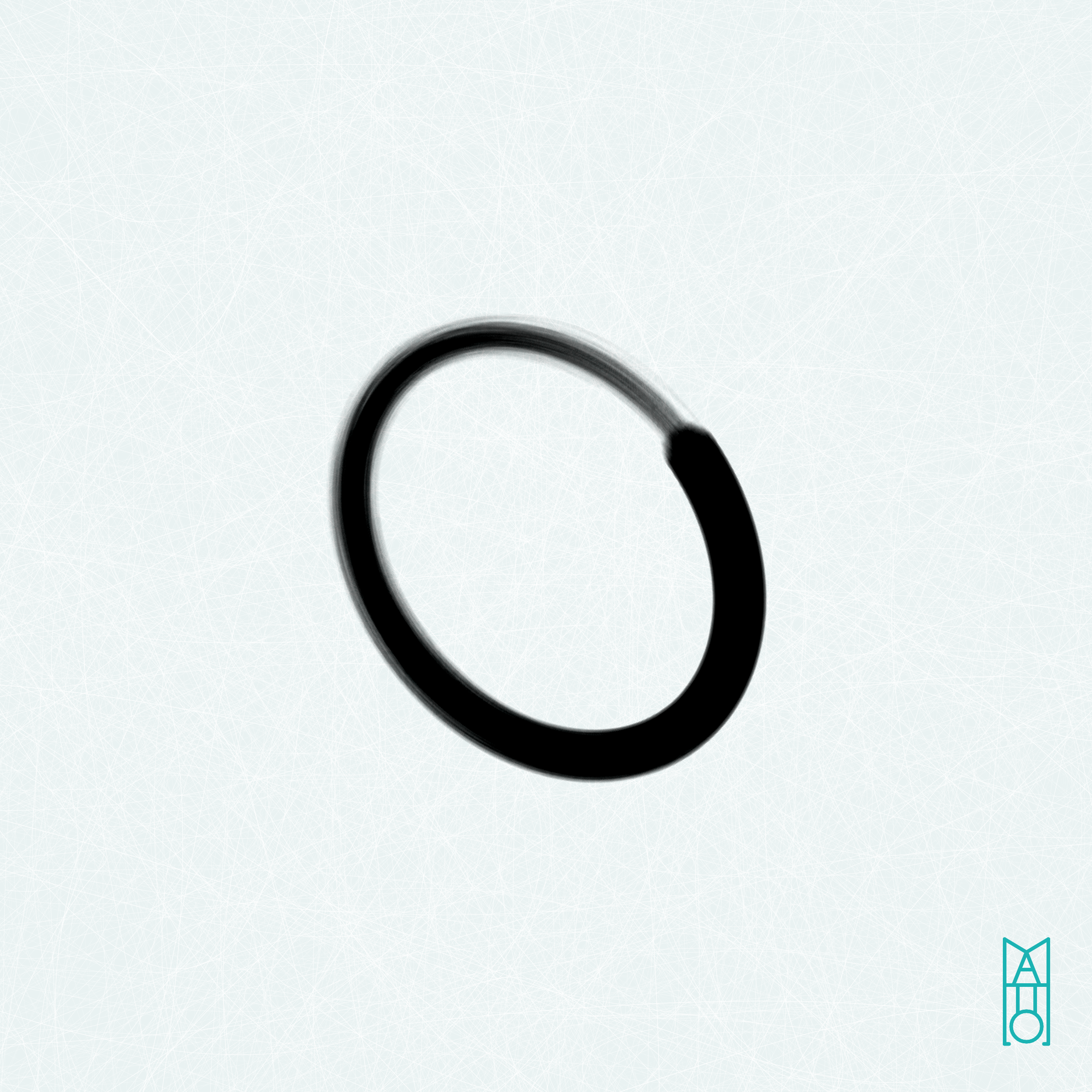 Art Blocks - Art Blocks v2 - Ensō #592 - NFT # 34000592