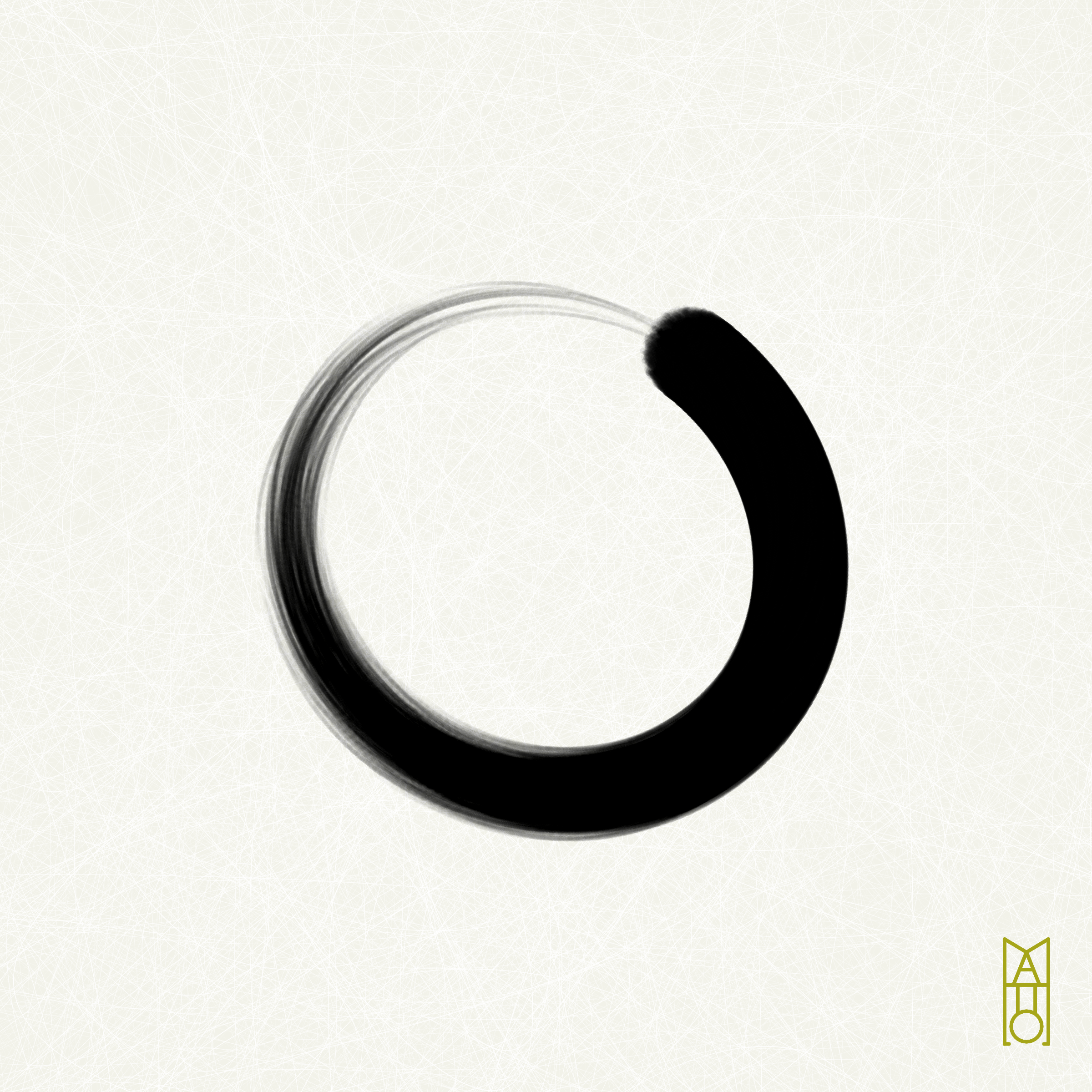 Art Blocks - Art Blocks v2 - Ensō #598 - NFT # 34000598