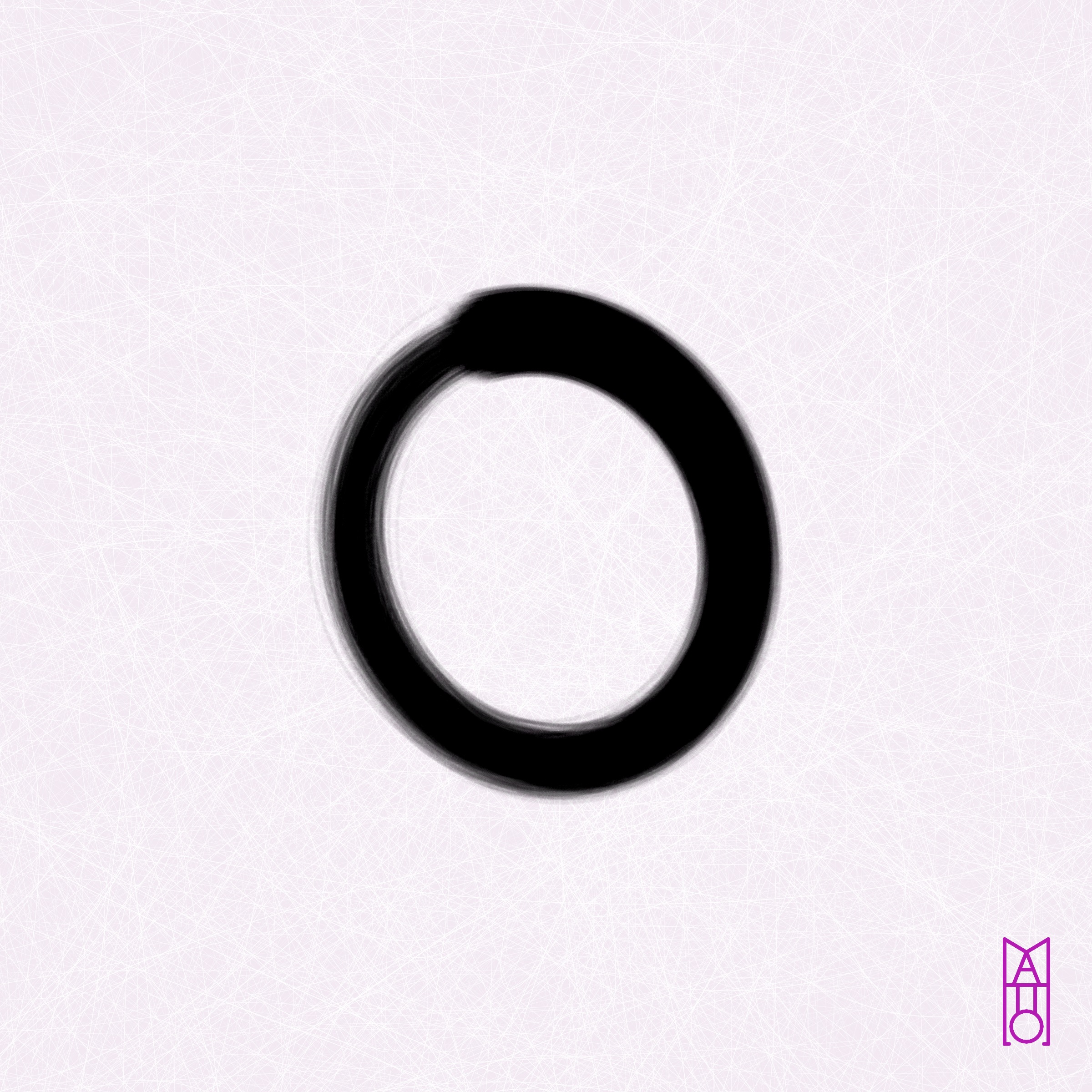 Art Blocks - Art Blocks v2 - Ensō #600 - NFT # 34000600