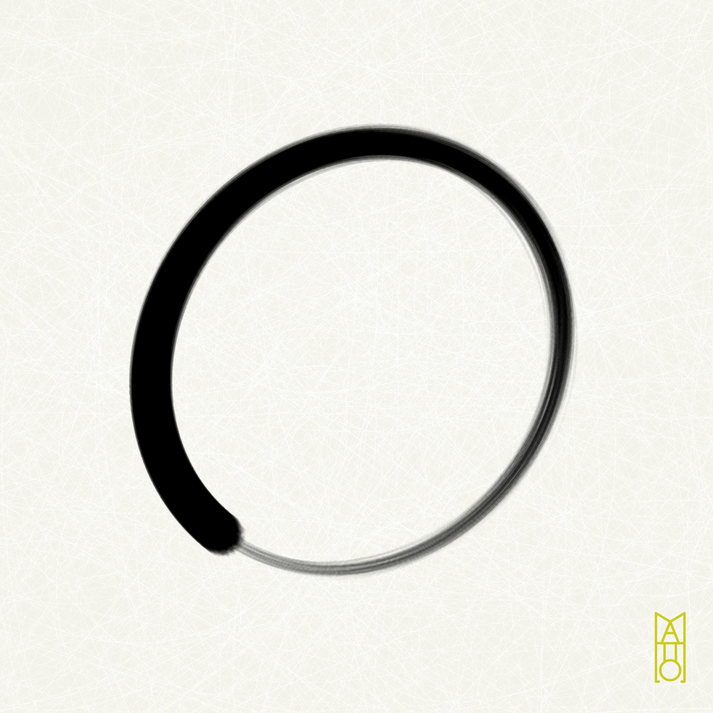 Art Blocks - Art Blocks v2 - Ensō #604 - NFT # 34000604