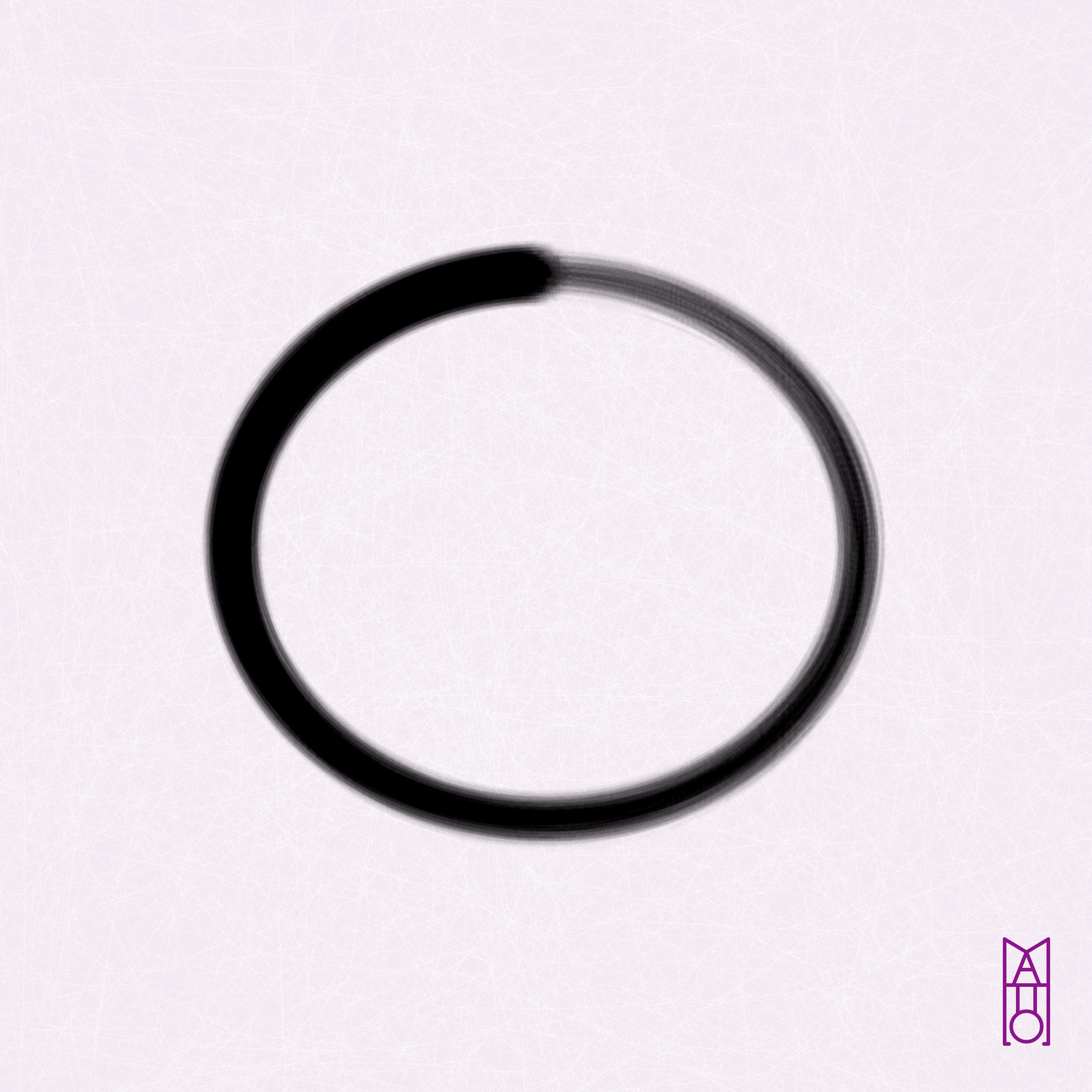 Art Blocks - Art Blocks v2 - Ensō #606 - NFT # 34000606