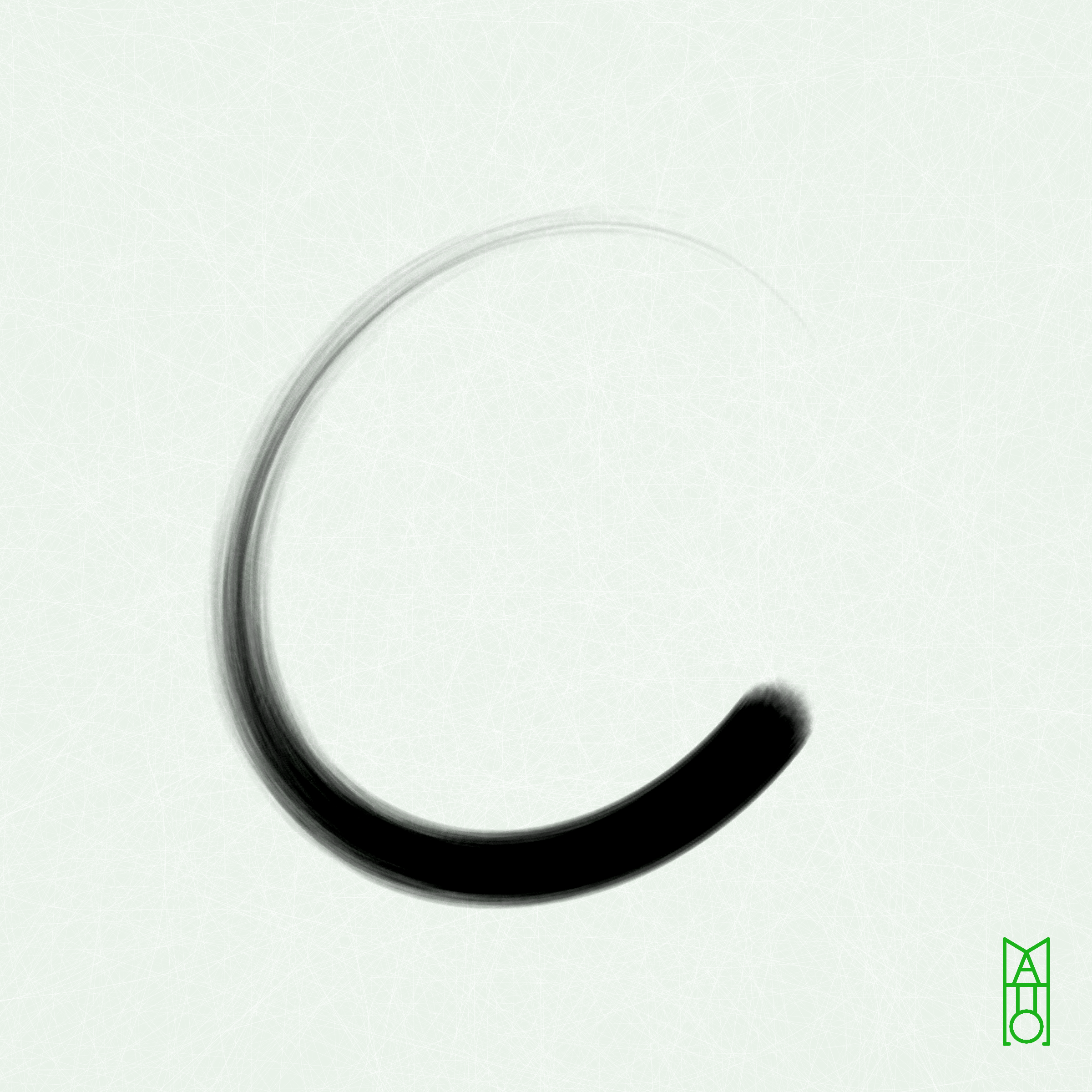 Art Blocks - Art Blocks v2 - Ensō #609 - NFT # 34000609