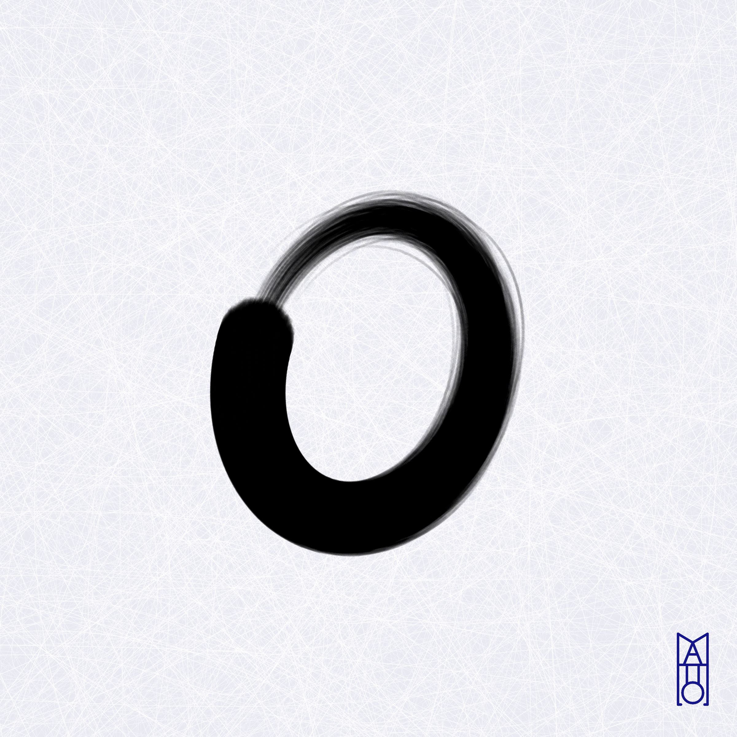 Art Blocks - Art Blocks v2 - Ensō #610 - NFT # 34000610