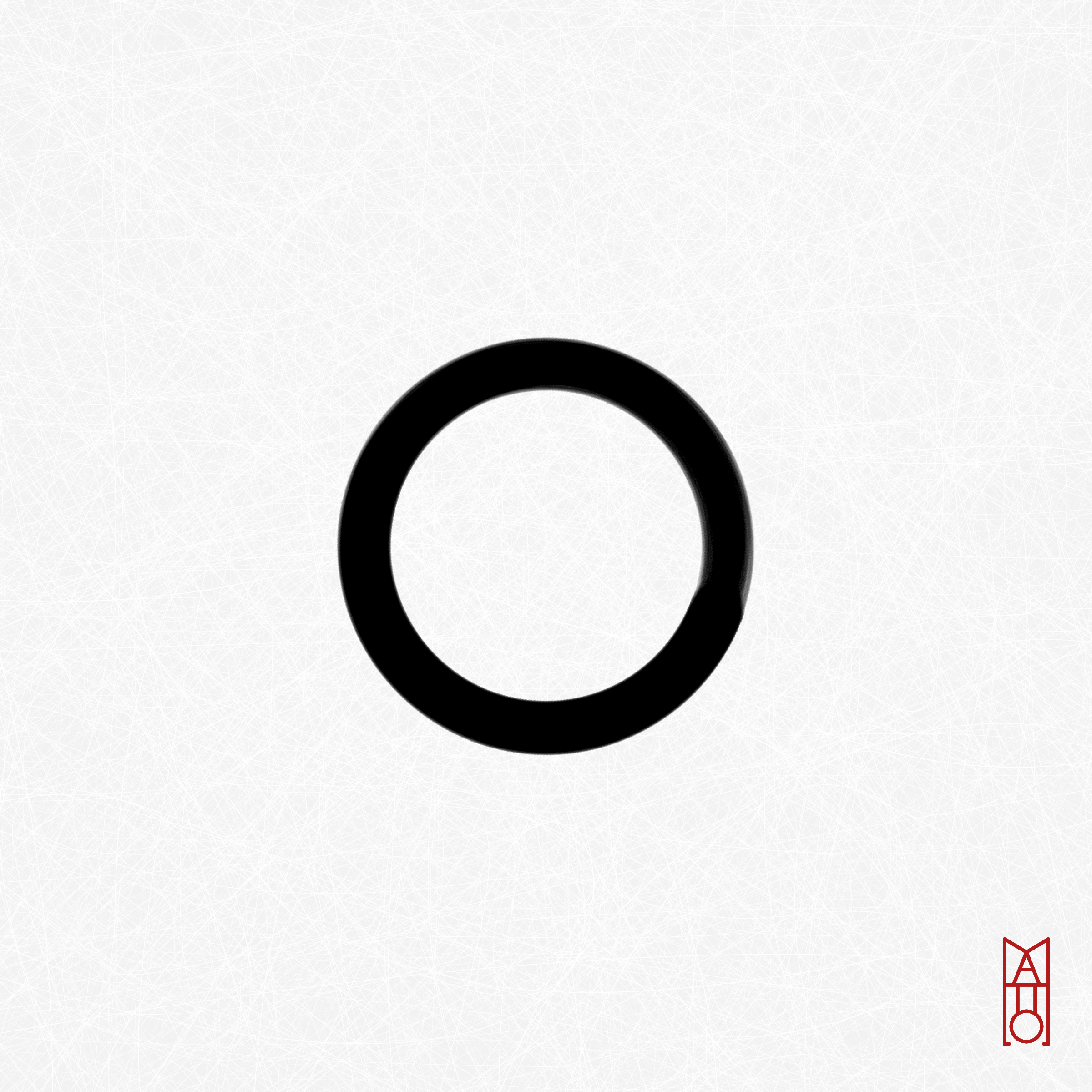 Art Blocks - Art Blocks v2 - Ensō #614 - NFT # 34000614