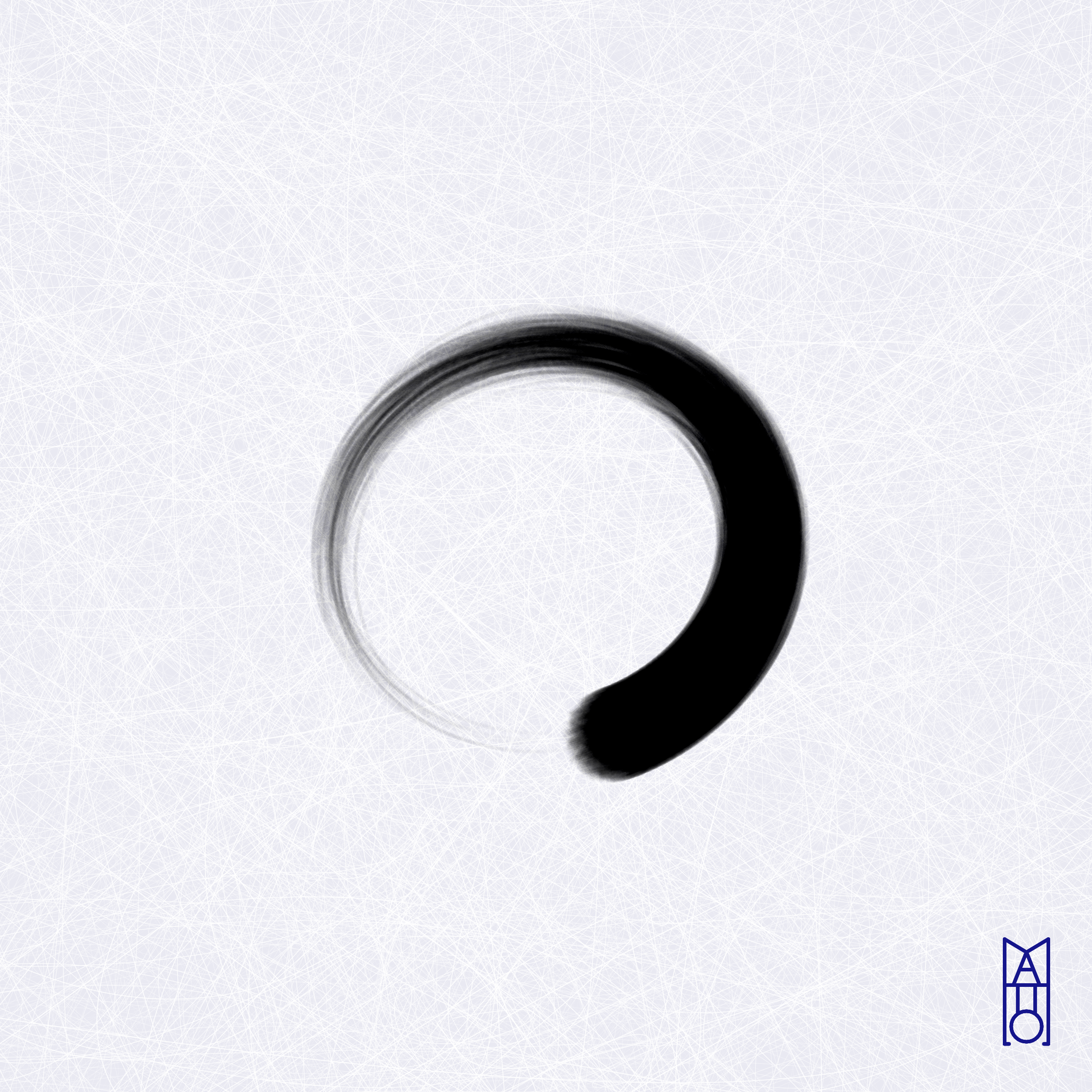 Art Blocks - Art Blocks v2 - Ensō #615 - NFT # 34000615