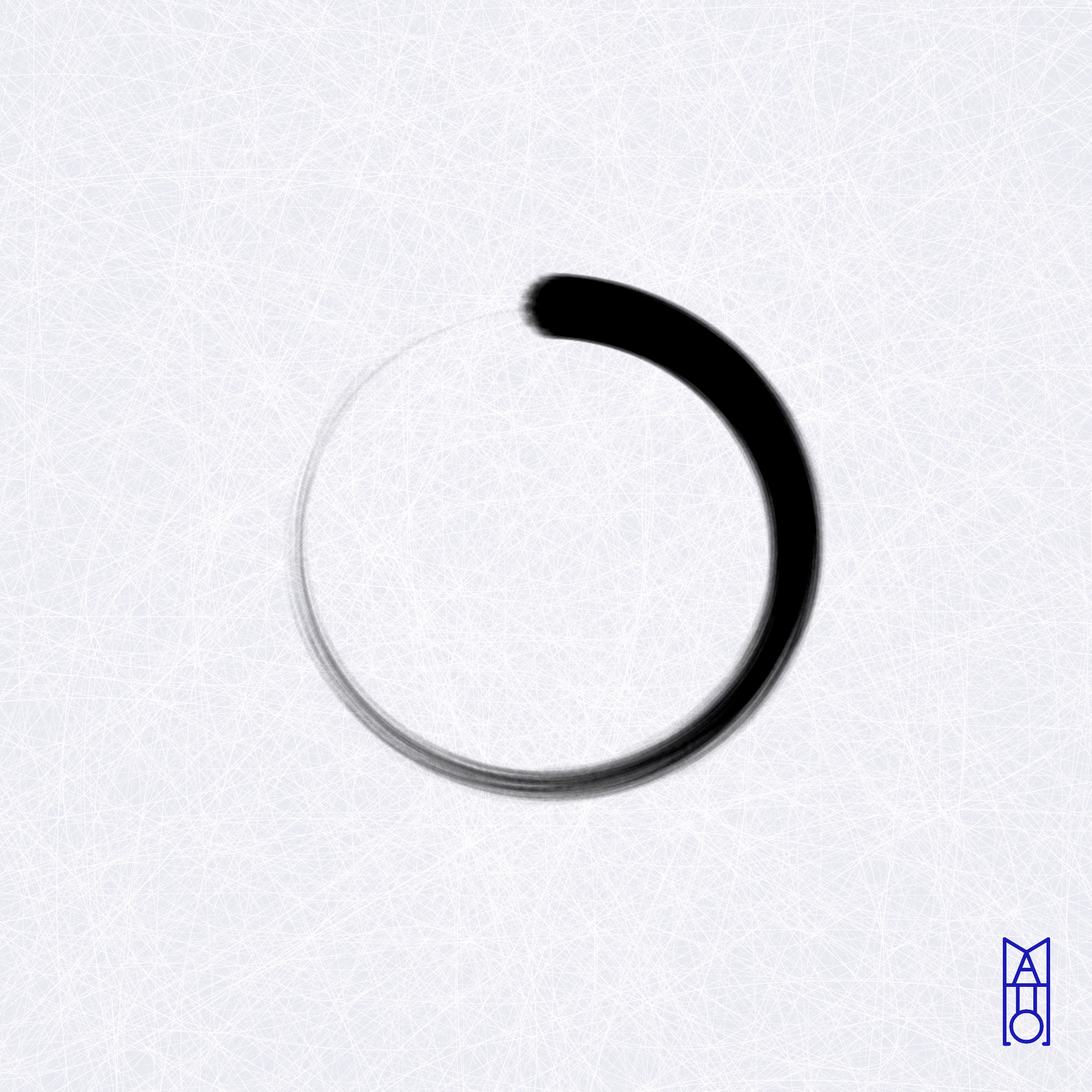 Art Blocks - Art Blocks v2 - Ensō #616 - NFT # 34000616