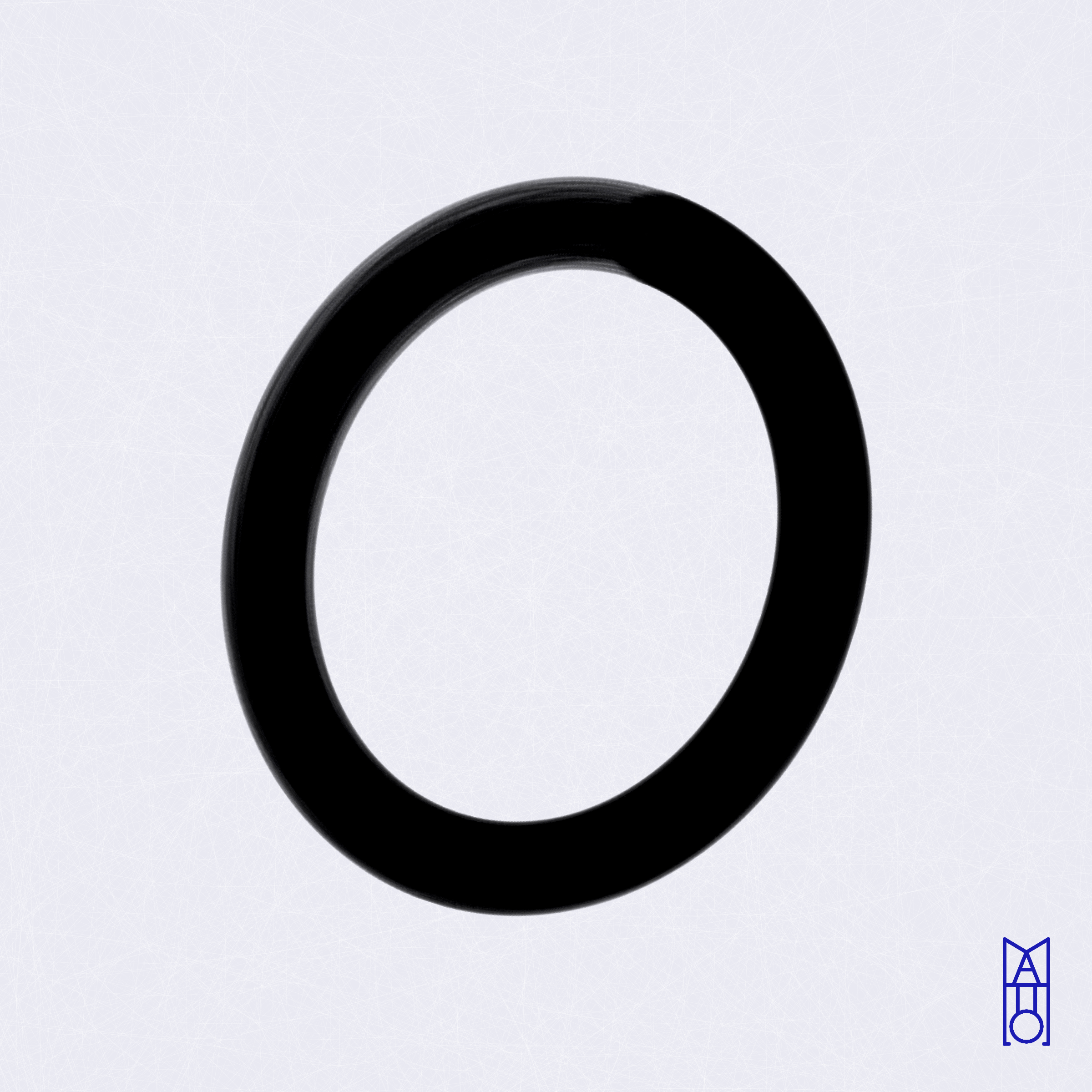 Art Blocks - Art Blocks v2 - Ensō #618 - NFT # 34000618