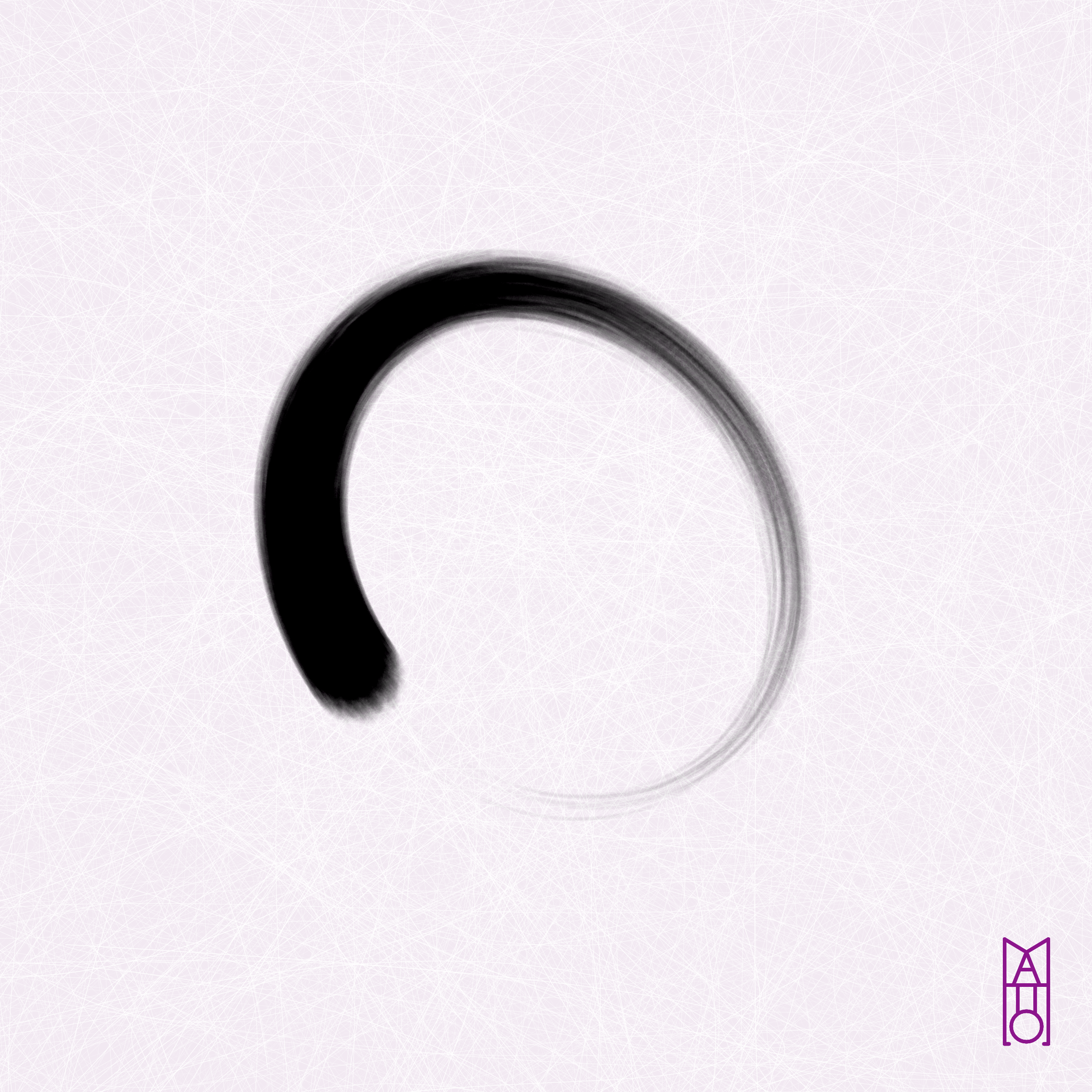 Art Blocks - Art Blocks v2 - Ensō #619 - NFT # 34000619